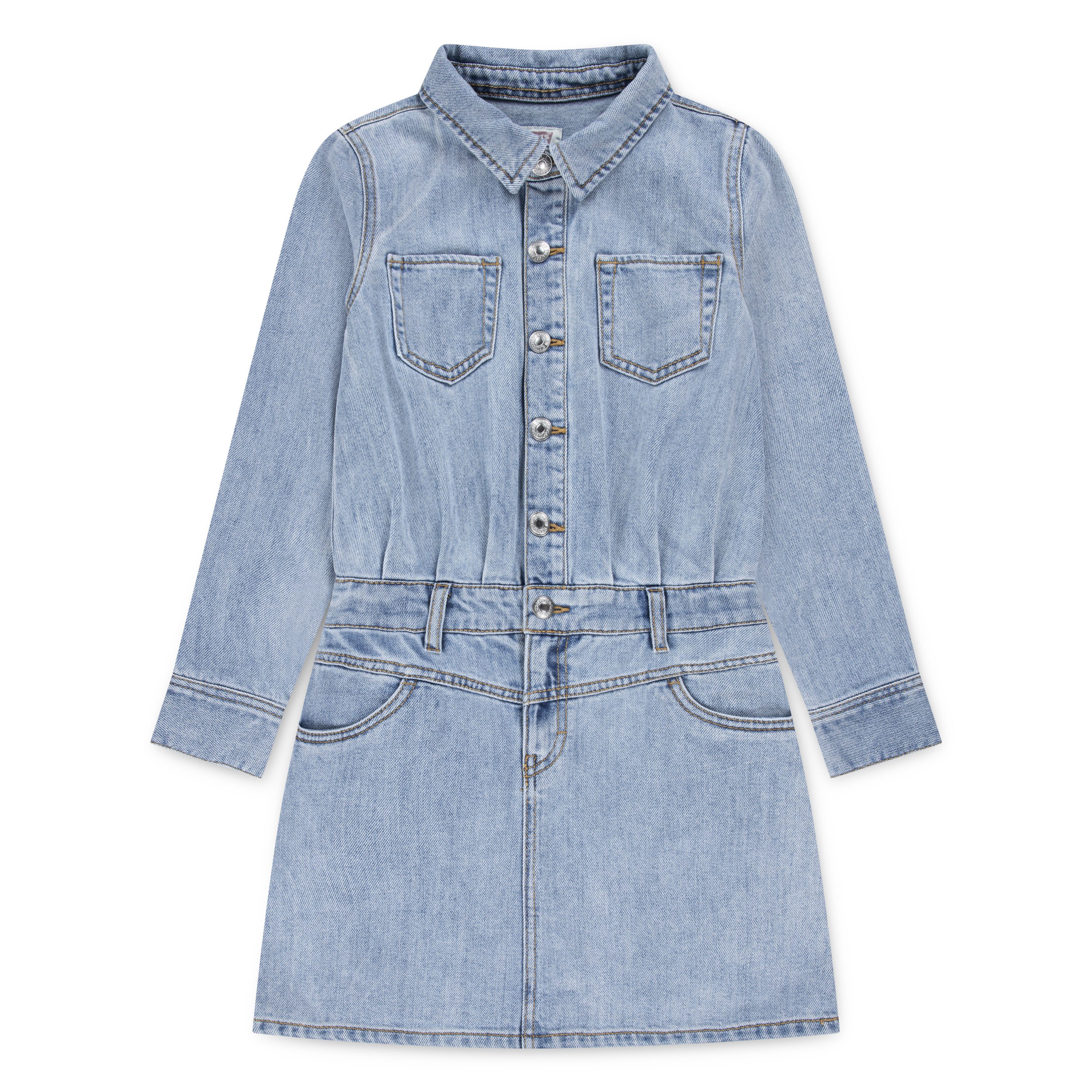 Levi's® Kids Jeanskleid LVG LS WESTERN DRESS mit Druckknöpfen, for Girls