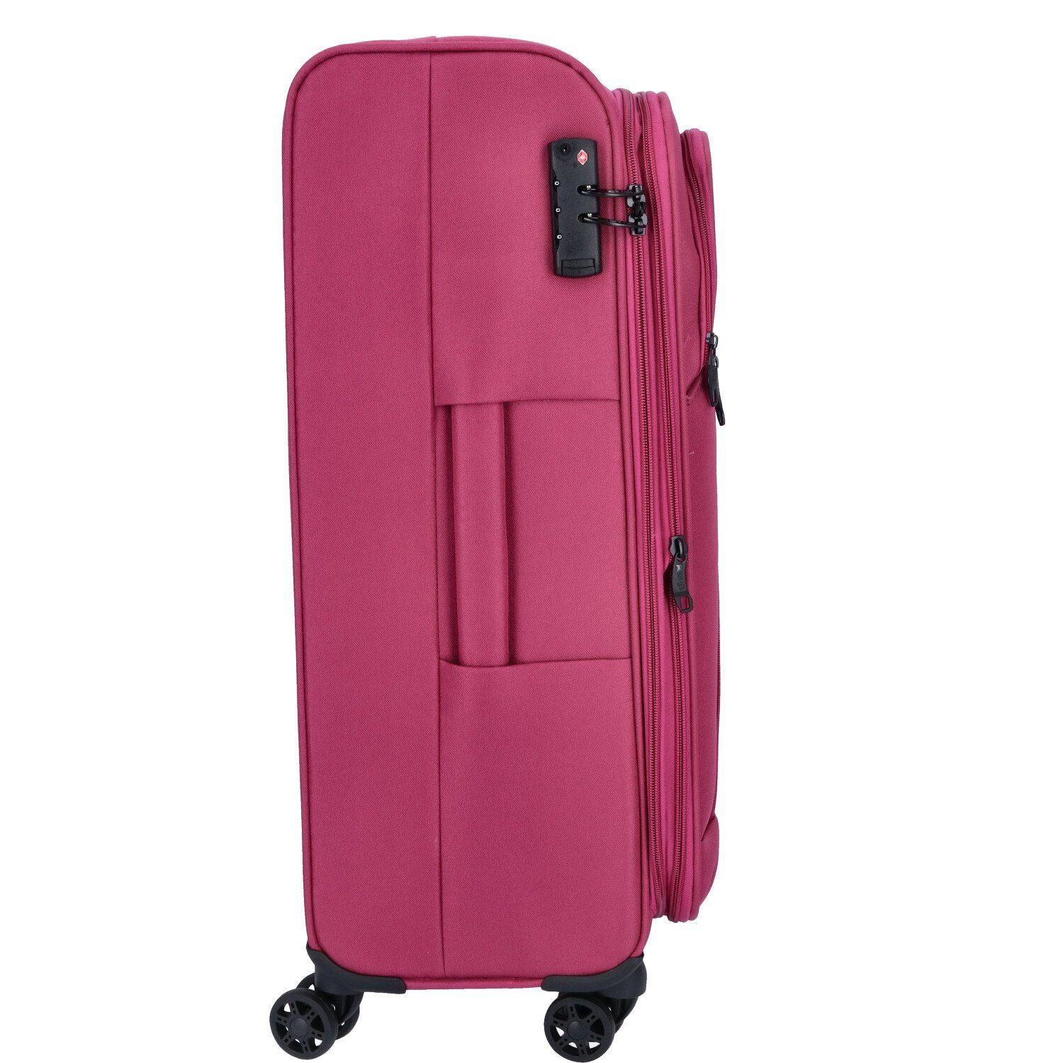 TheTrueC Koffer TheTrueC 4 Rollen Koffer Superlight 68cm Kopenhagen berry, günstig online kaufen
