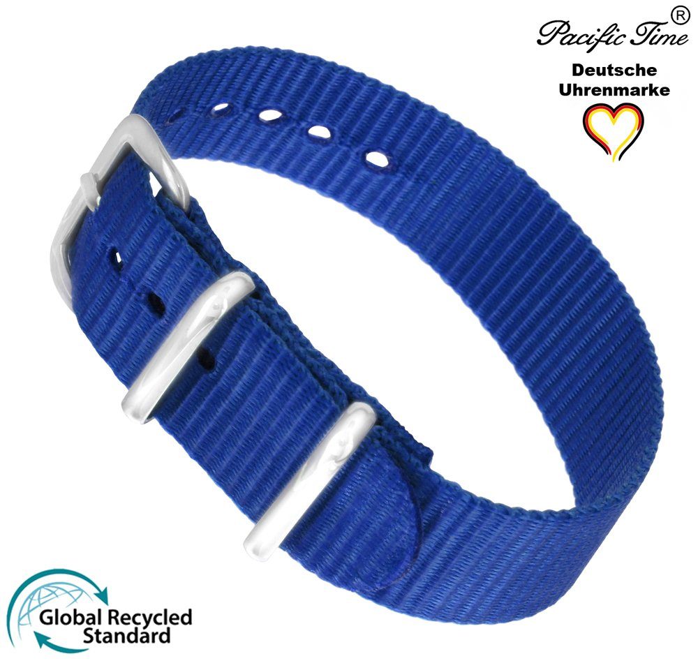 - Design Gratis Mix Armbanduhr Quarzuhr nachhaltiges Pacific Time Kinder Match Wechselarmband, Lernuhr und royalblau Versand
