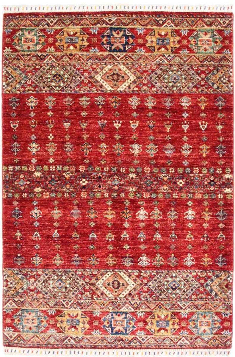 Orientteppich Arijana Shaal 129x185 Handgeknüpfter Orientteppich, Nain Trading, rechteckig, Höhe: 5 mm