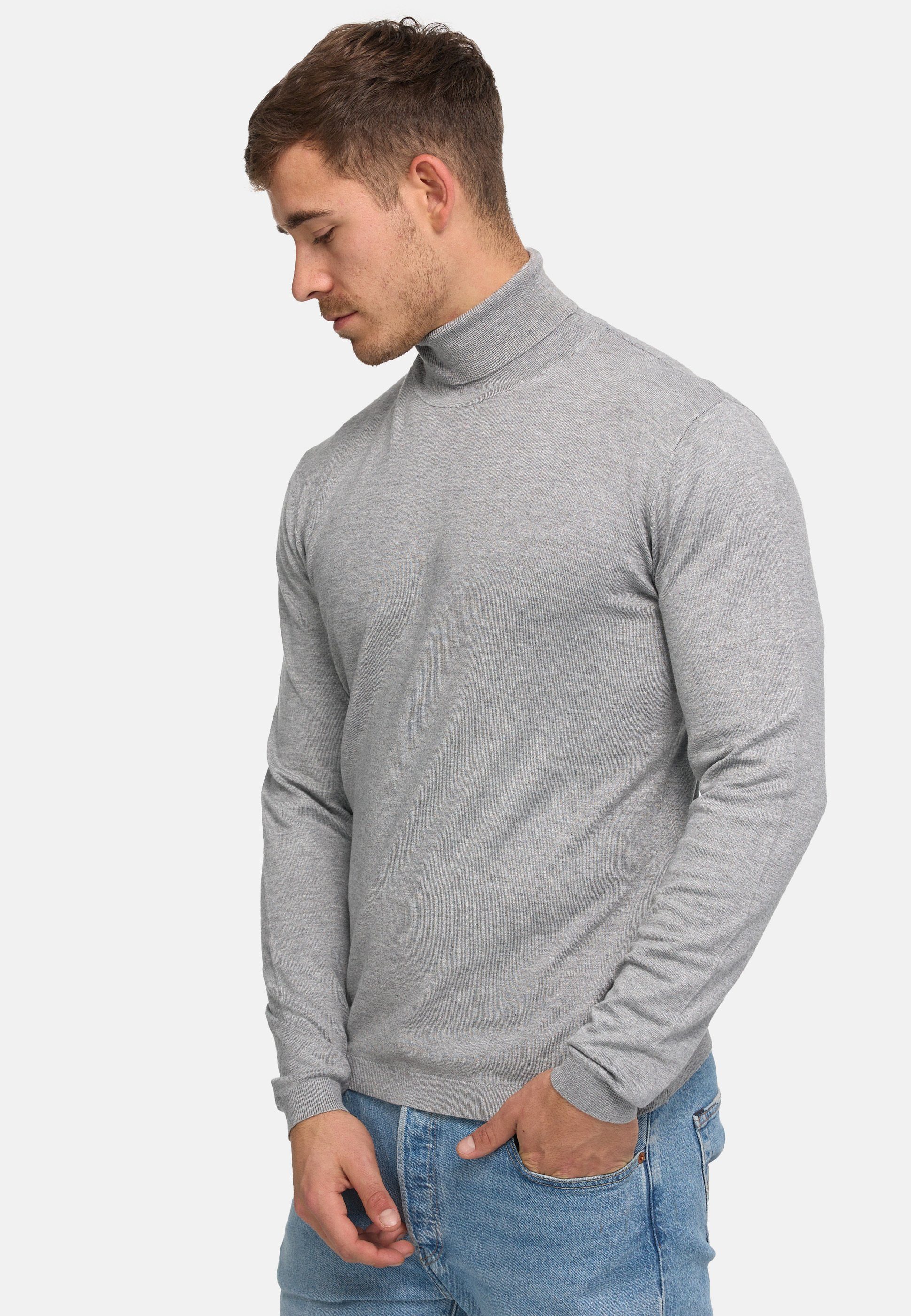 Malcolm Mix Rollkragenpullover Grey Jeff Lt