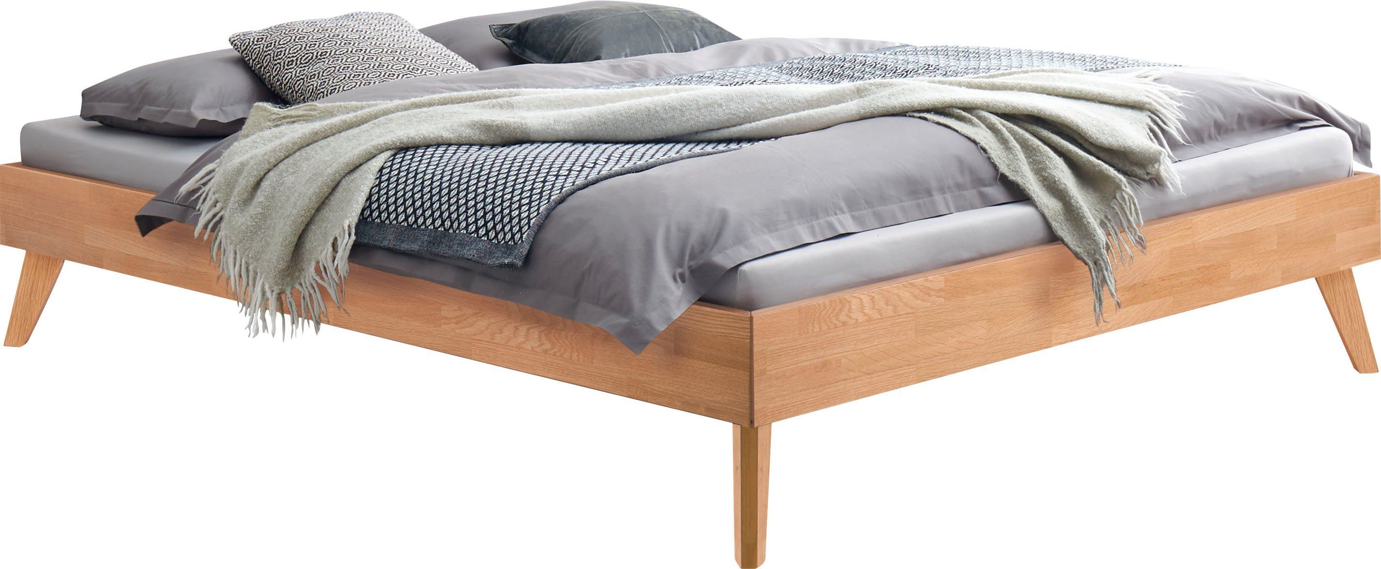 HASENA Holzbett Calvari, mit einer Fußhöhe von 25 cm