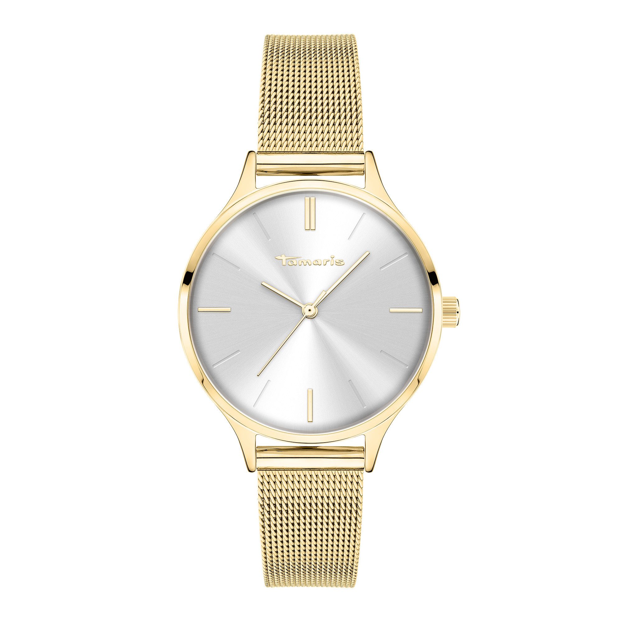 Tamaris Quarzuhr New Mesh TT-0239-MQ, Armbanduhr, Damenuhr, analog