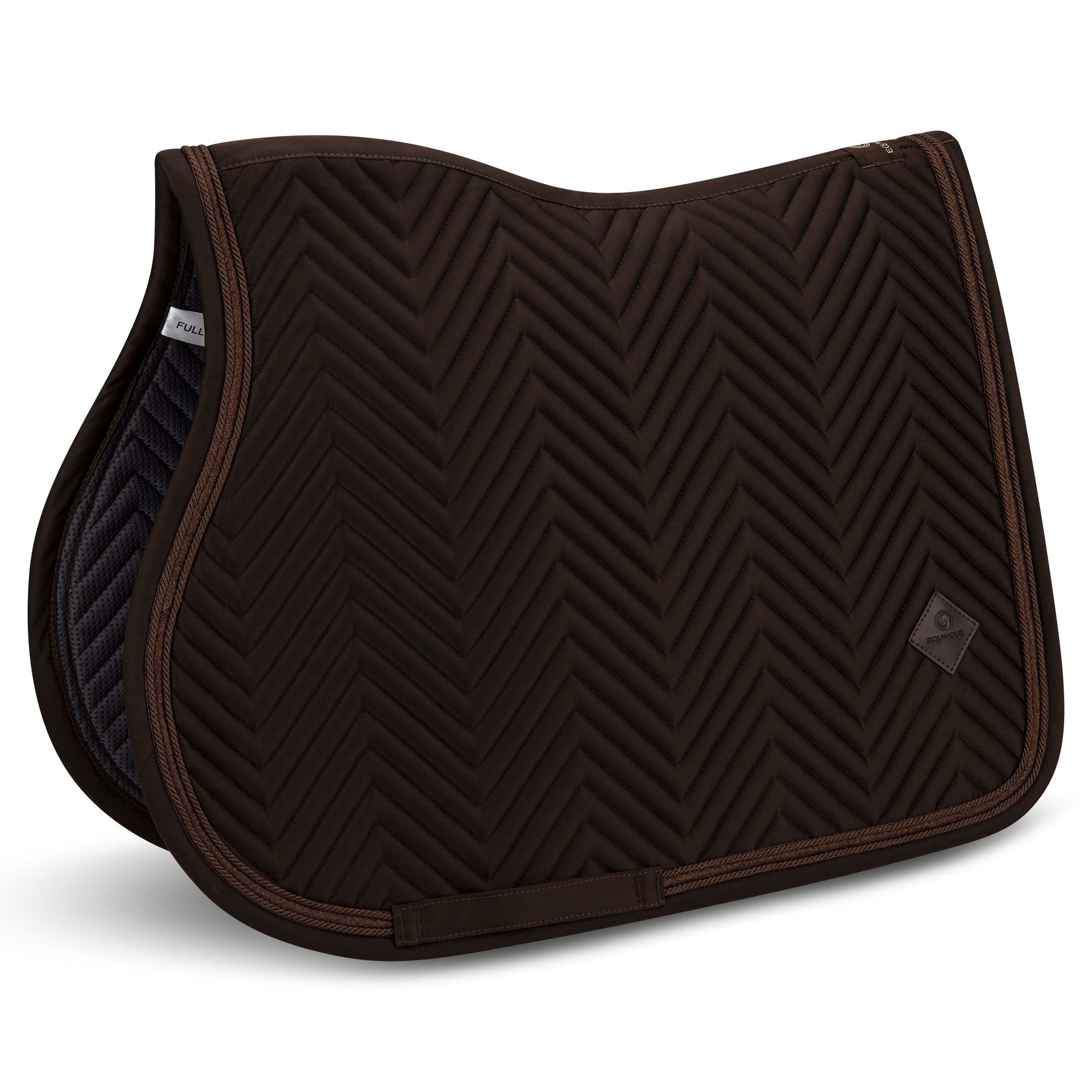 Equimour Schabracke Spring Schabracke Pferd – atmungsaktiv, anatomisch, Satin, Chocolate, (1-St), atmungsaktiv, antibakteriell, anatomisch, schnelltrocknend, Satin