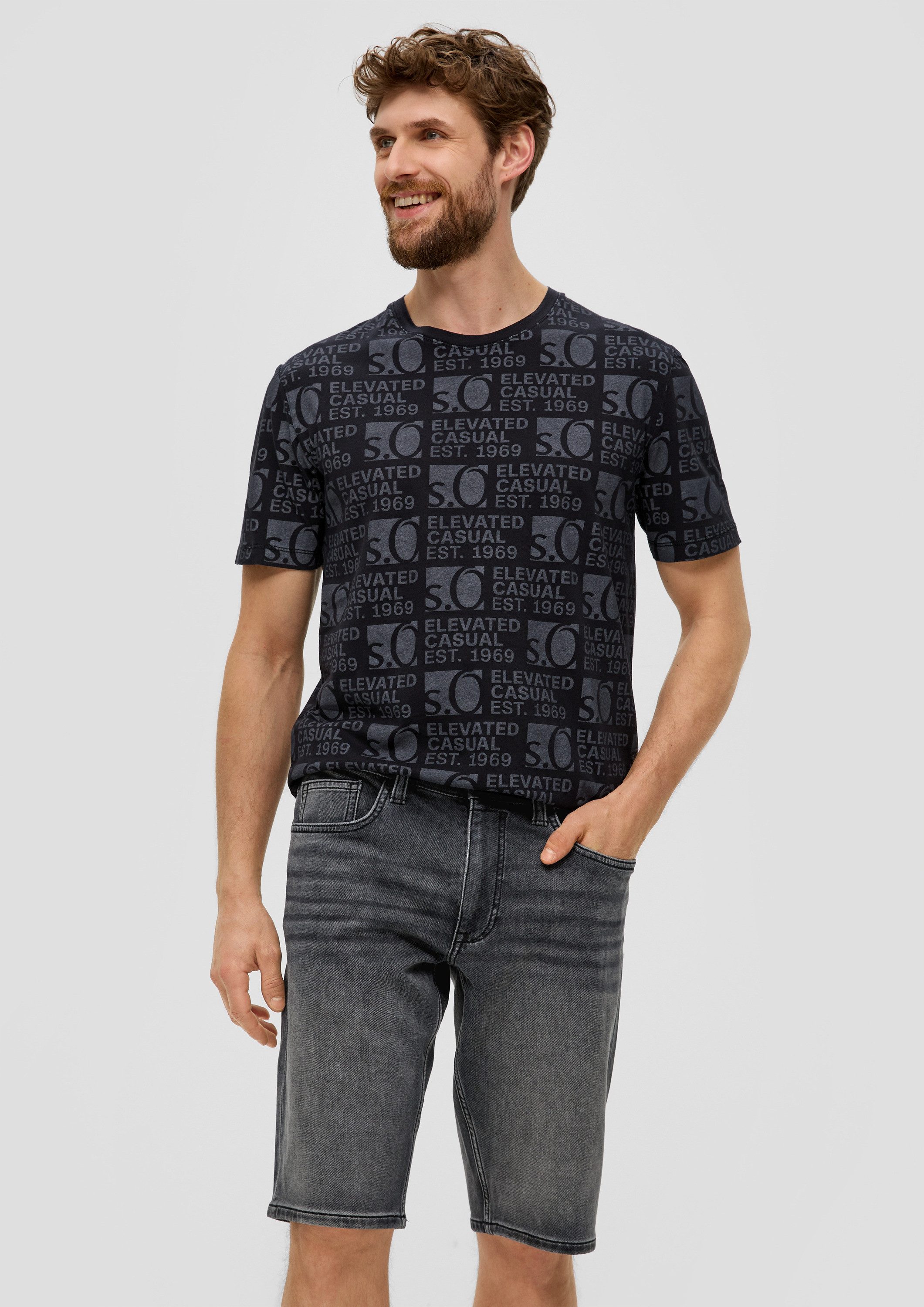 s.Oliver Джинсыshorts Джинсы-Hose MAURO Bermuda-Jeans / Regular Fit / Mid Rise / Straight Leg