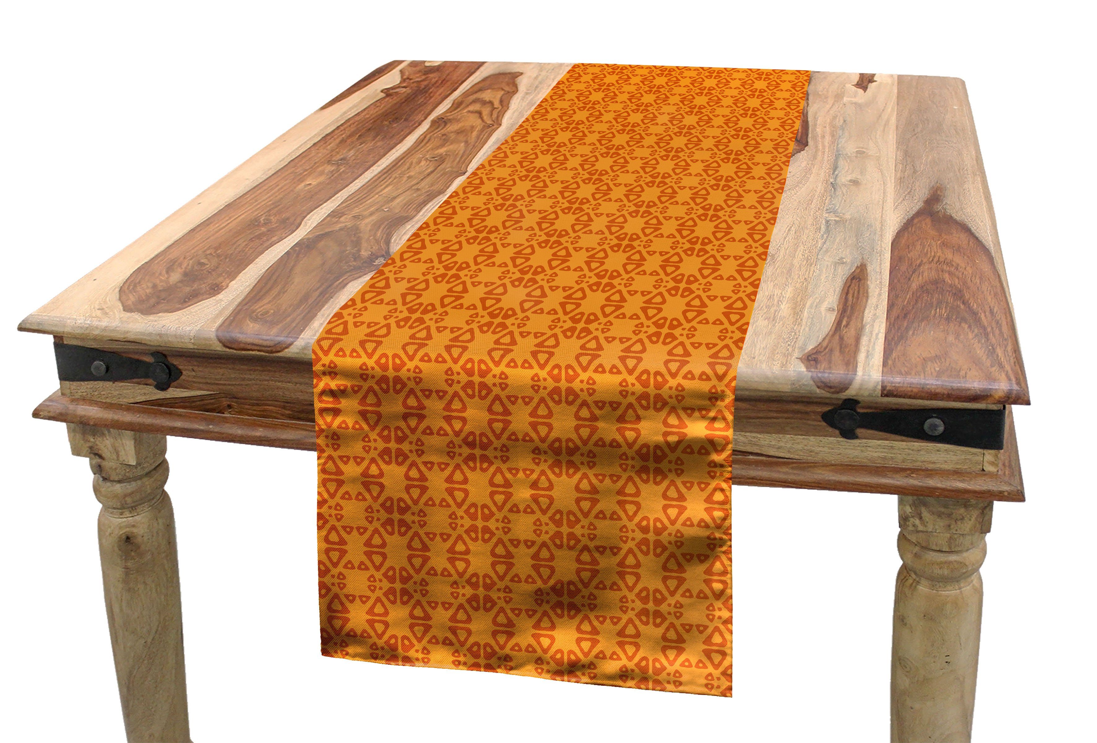 Dekorativer Tischläufer, Tischläufer Esszimmer Abakuhaus Inspired Tribal Rechteckiger Abstrakt Triangles Küche