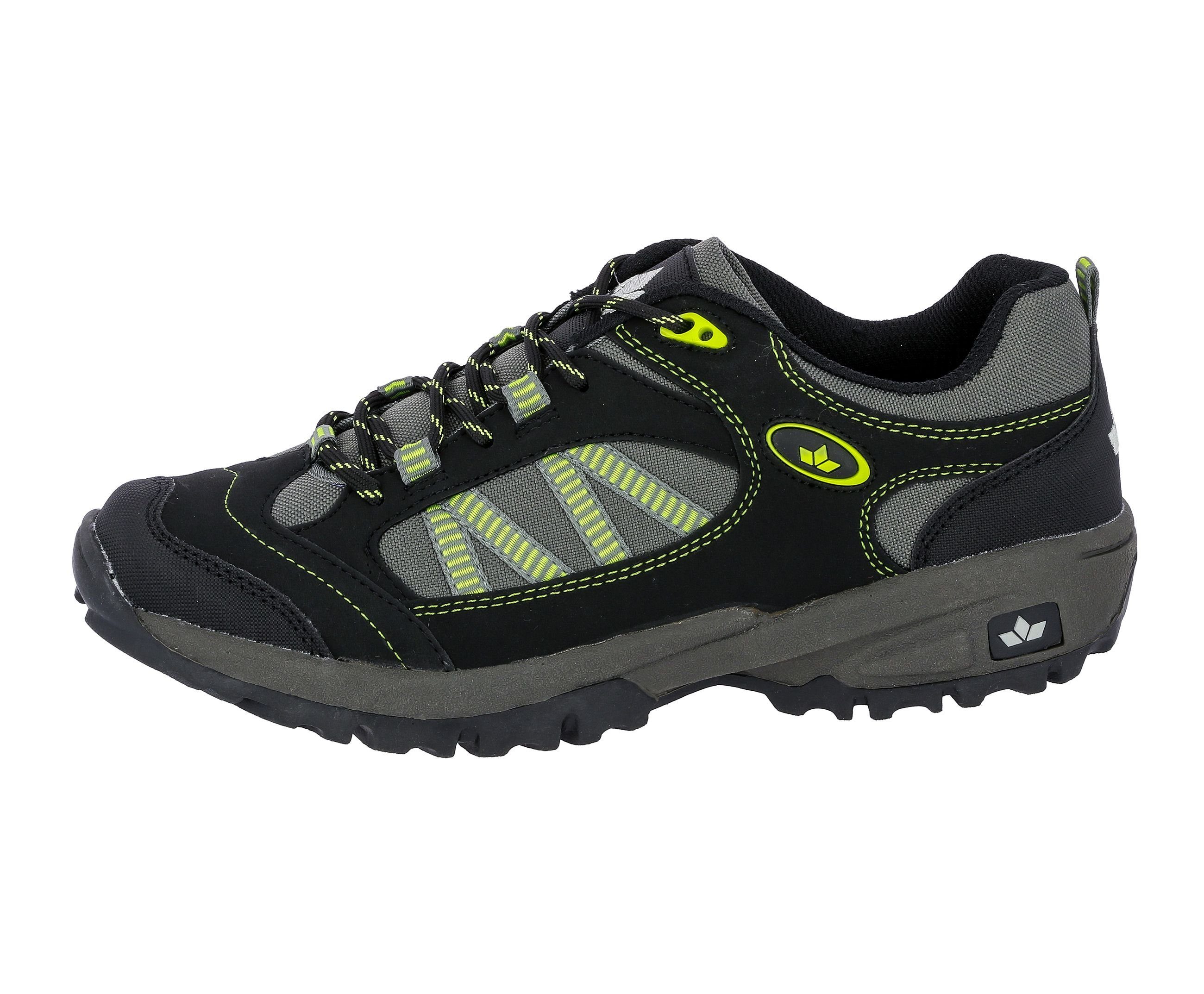 LICO Rancher Low Men's Half-High Trekking & Hiking Shoes, Black / Grey / Green : Lico