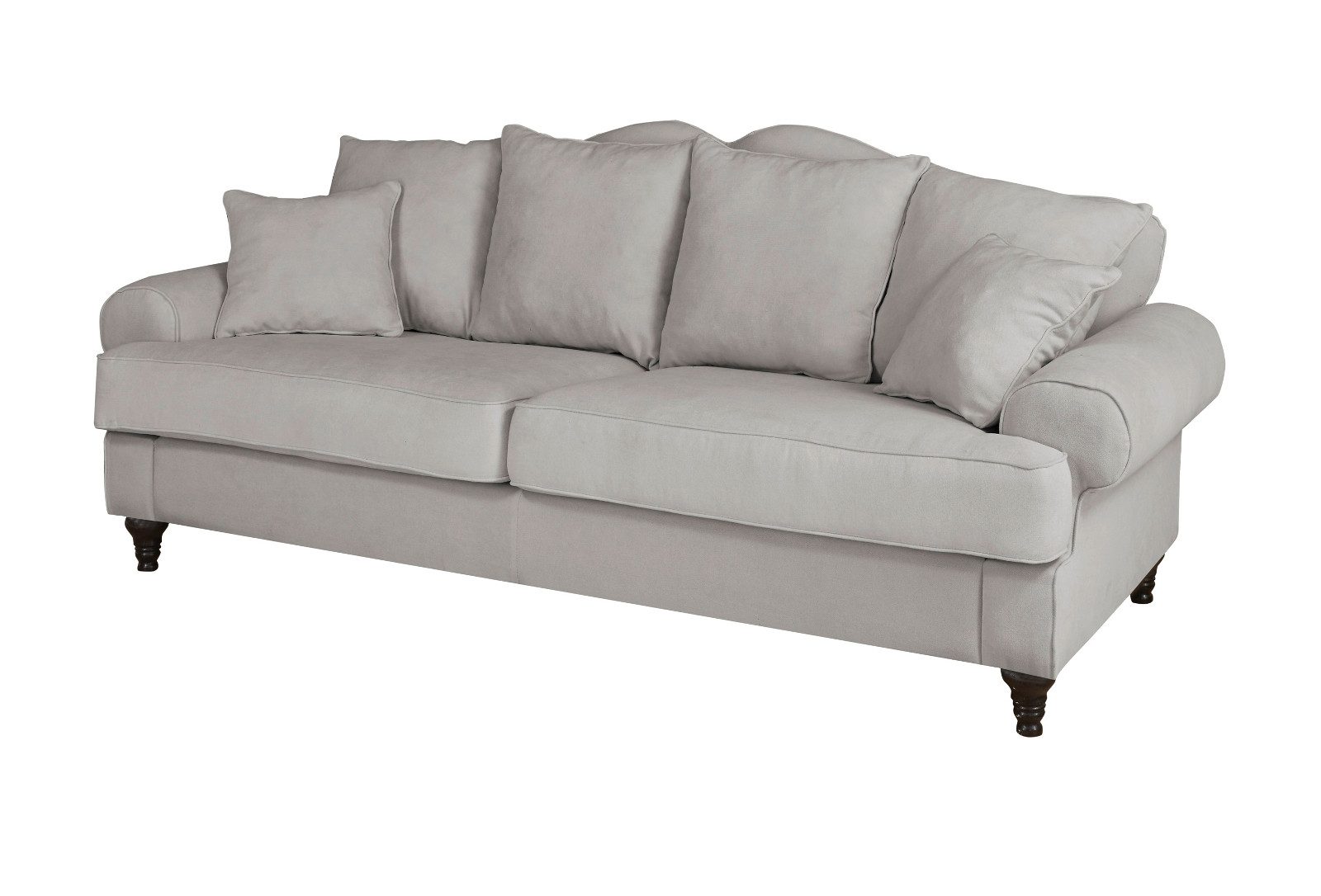 Furn.Design Sofa Adelina, Polsterung mit Wellenunterfederung und Federkern, Landhausstil