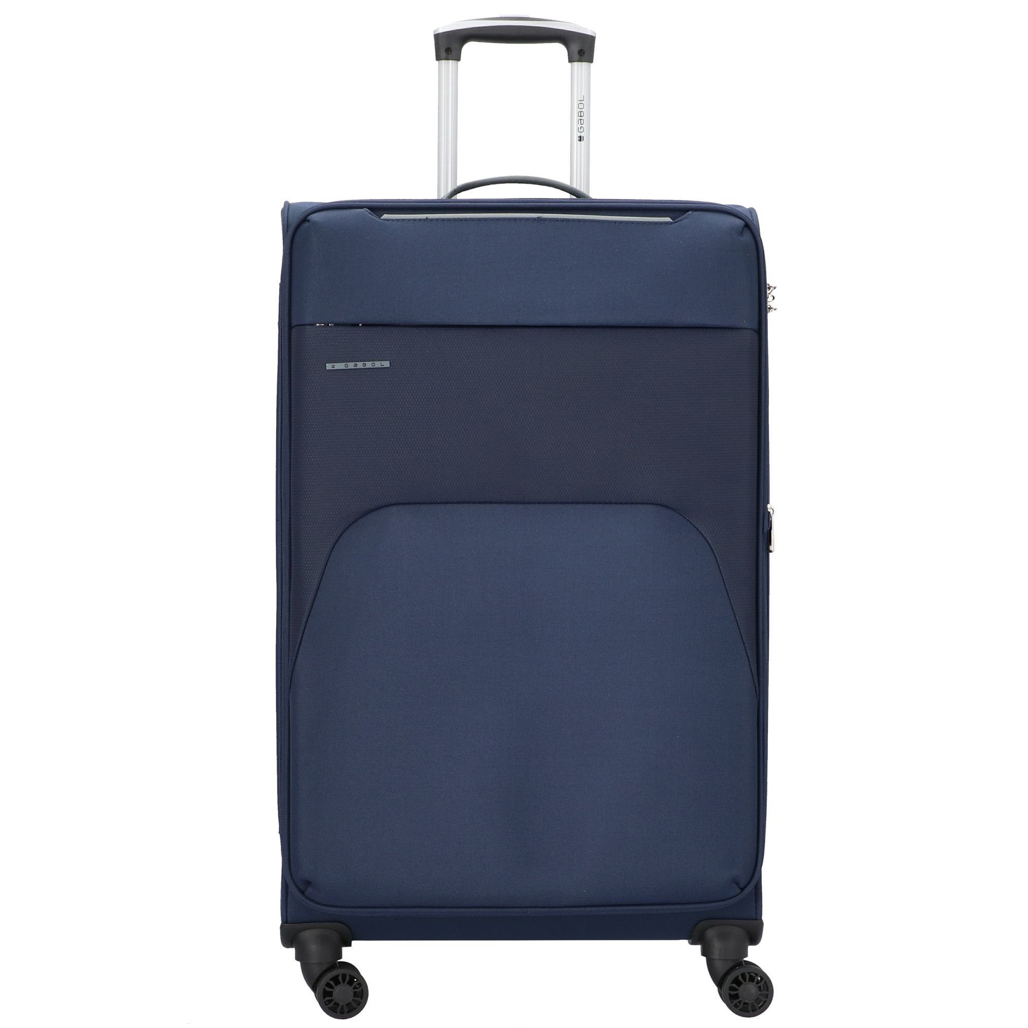 Gabol Weichgepäck-Trolley Zambia, 4 Rollen, Polyester blau | Weichschalenkoffer