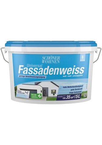 SCHÖNER WOHNEN KOLLEKTION Красивый WOHNEN FARBE Fassadenweiss &r...