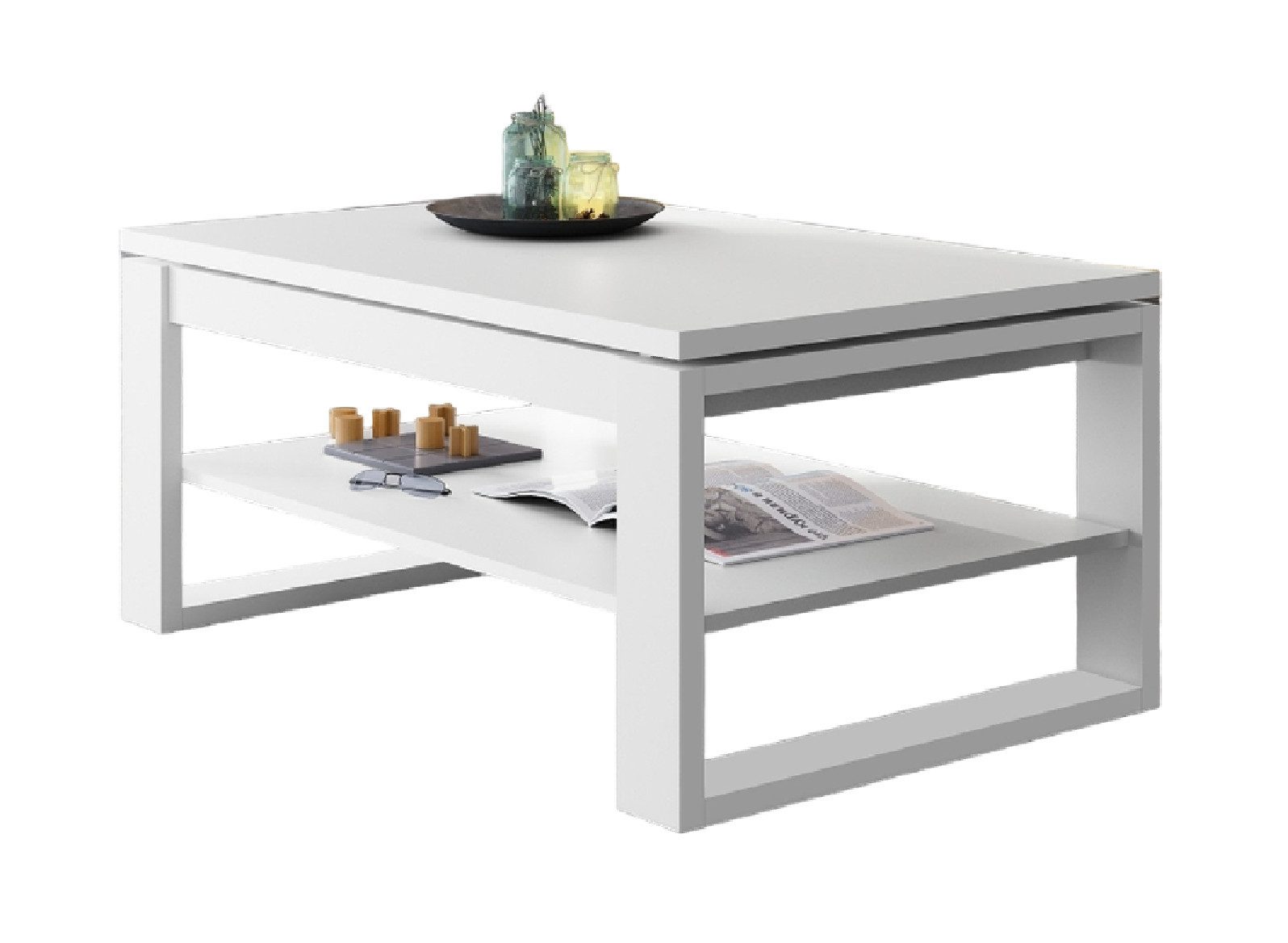 designimpex Couchtisch Design Multifunktionstisch Nuo Arbeitstisch günstig online kaufen