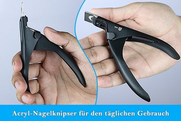 SMI Nagelknipser Acryl Nagelknipser Tip Cutter knipser acrylnagel gelnägel kunstnägel, ergonomisches Design