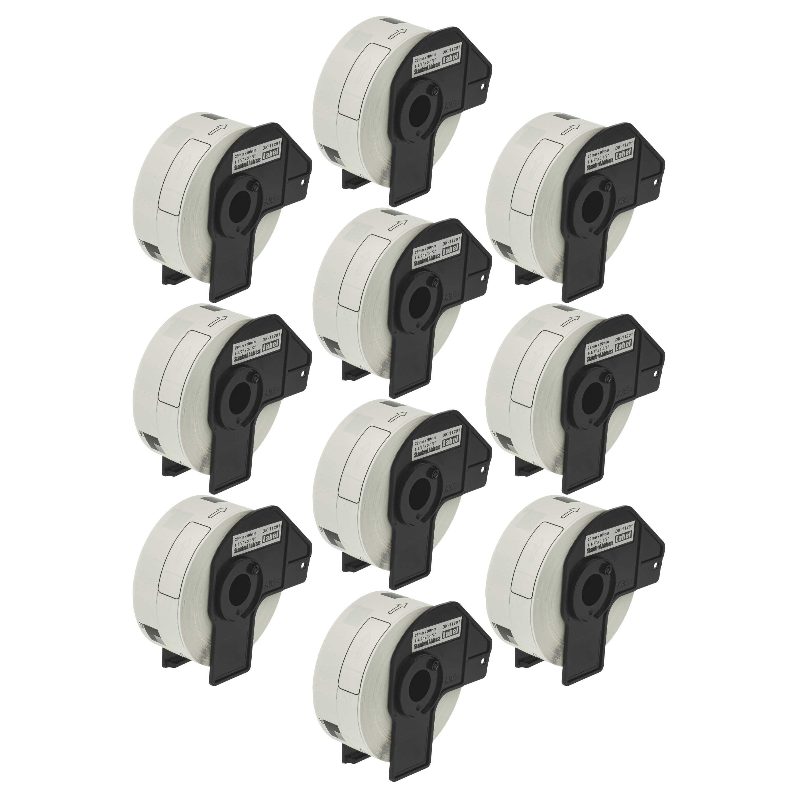 Etikettenpapier passend für Brother PT QL-580N, QL-650, QL650TD, QL-700, QL-710