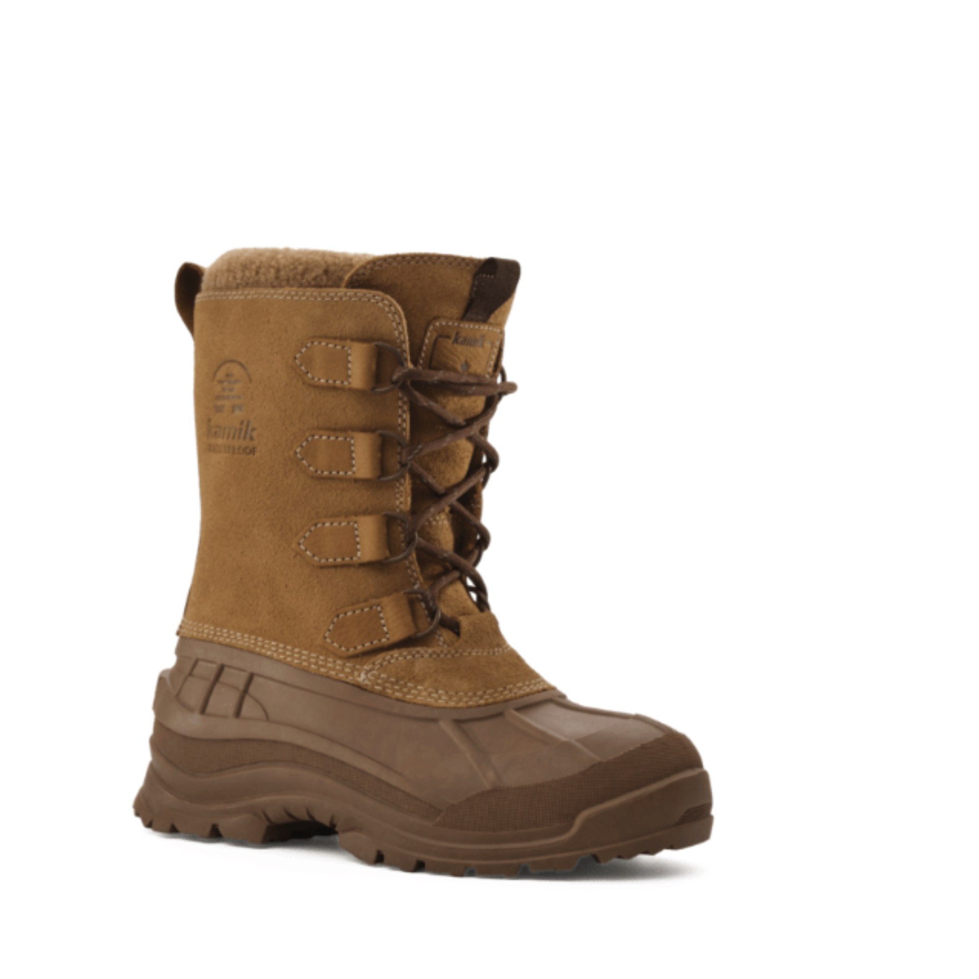 Kamik Alborg (Nubukleder, wasserdicht) 2026 tan/braun Damen Winterstiefel