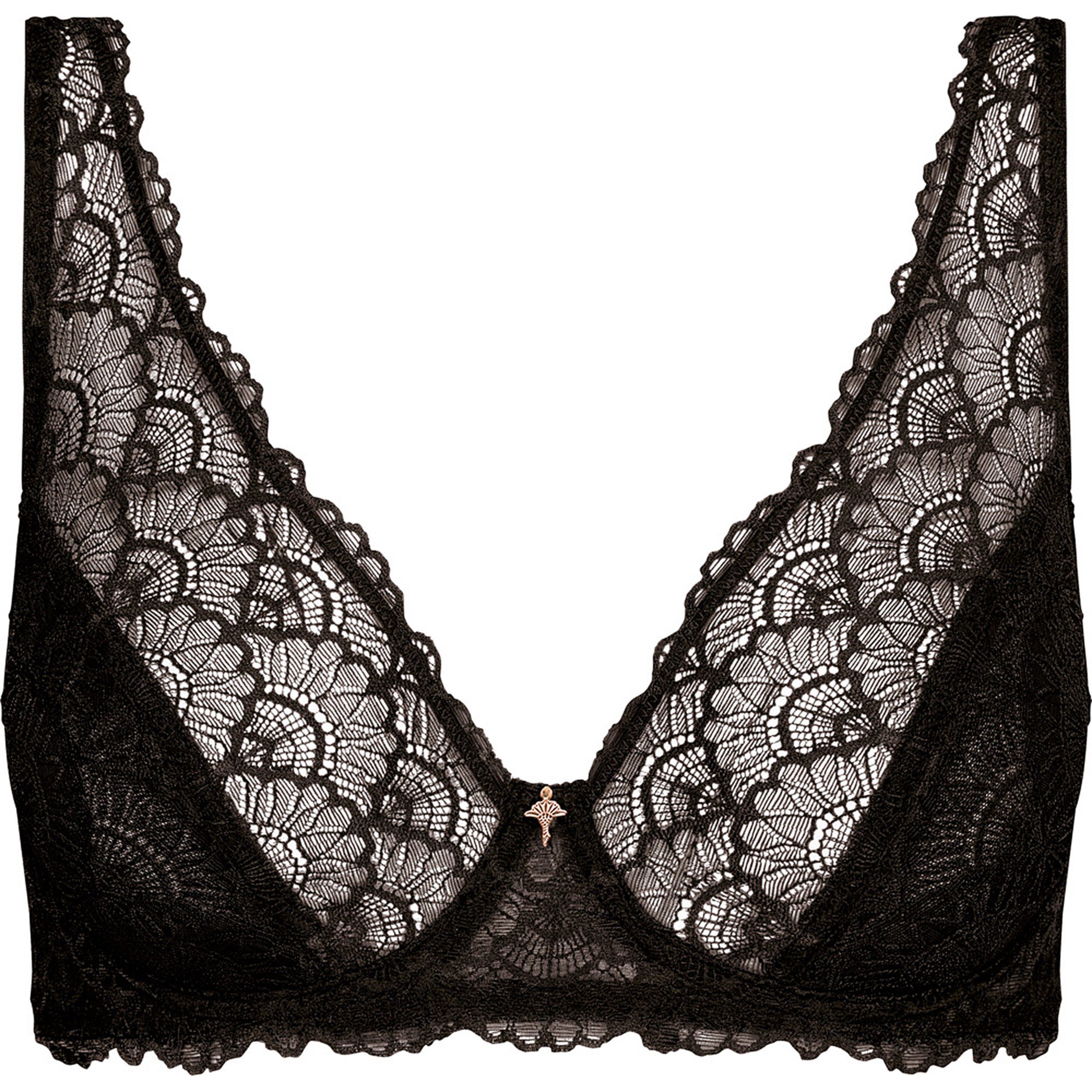 JOOP! Bodywear Bügel-BH Lovely Lace (1-tlg) Spitzen BH Cup B C D E Mittelträger BH