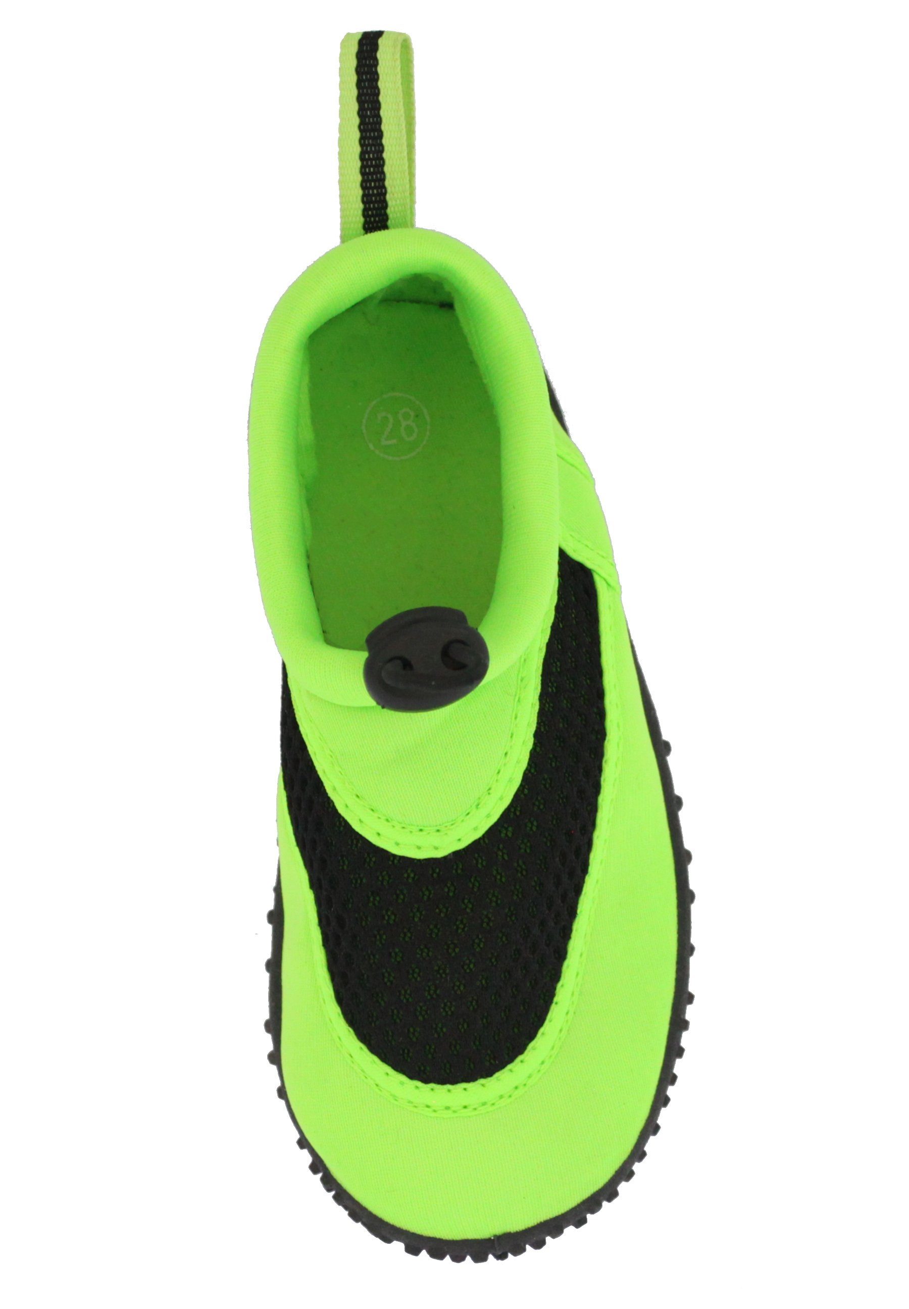 flexible Aqua Beck flexible, Schuhe, schnelltrocknend (leichte, Füße grün stabile und geschützte Laufsohle, an Pool Strand) für Badeschuh Badeschuh rutschfeste