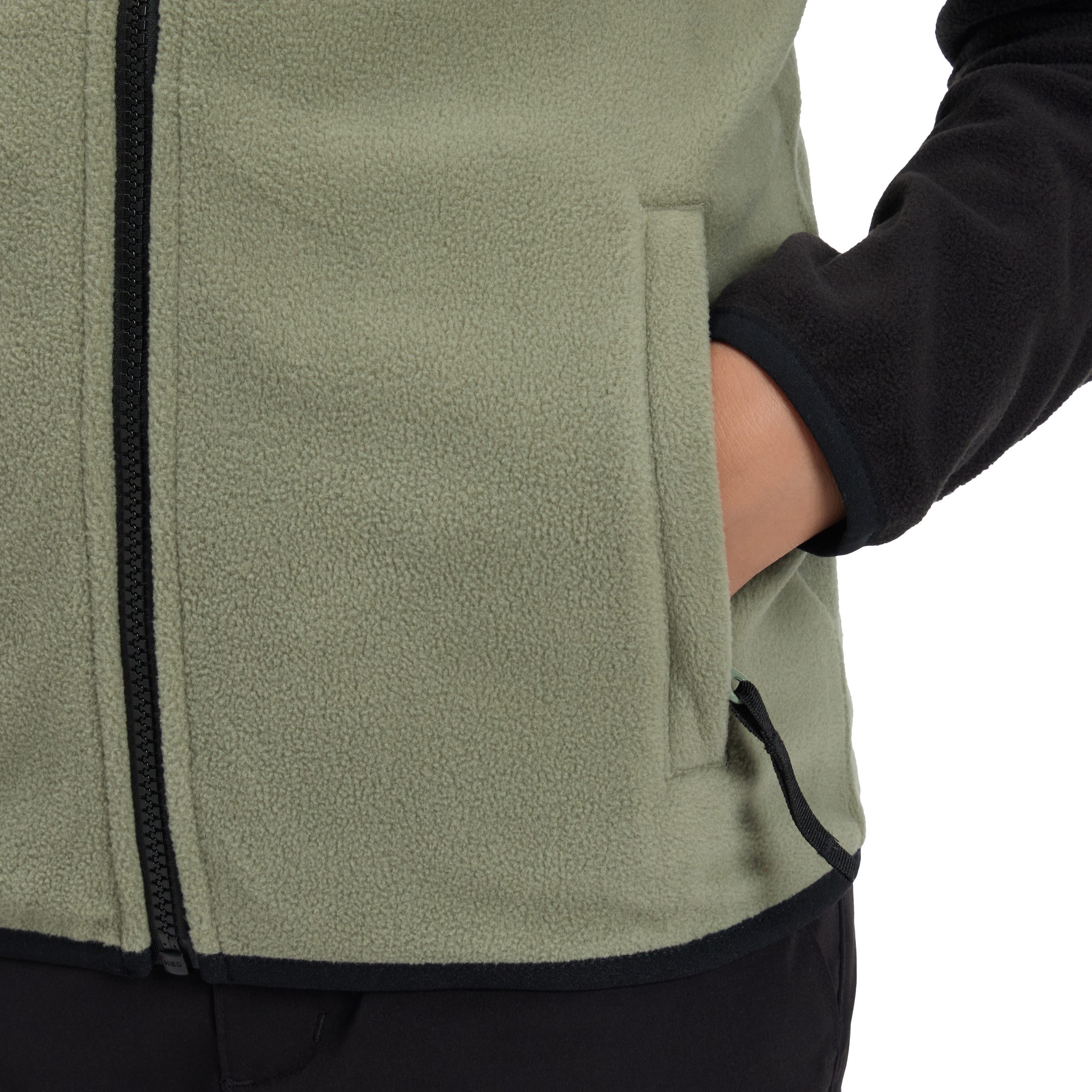 McKINLEY Fleecejacke JU.-UNTERJACKE AMARO FZ FL B Colorblocking Look, Reißverschlusstaschen