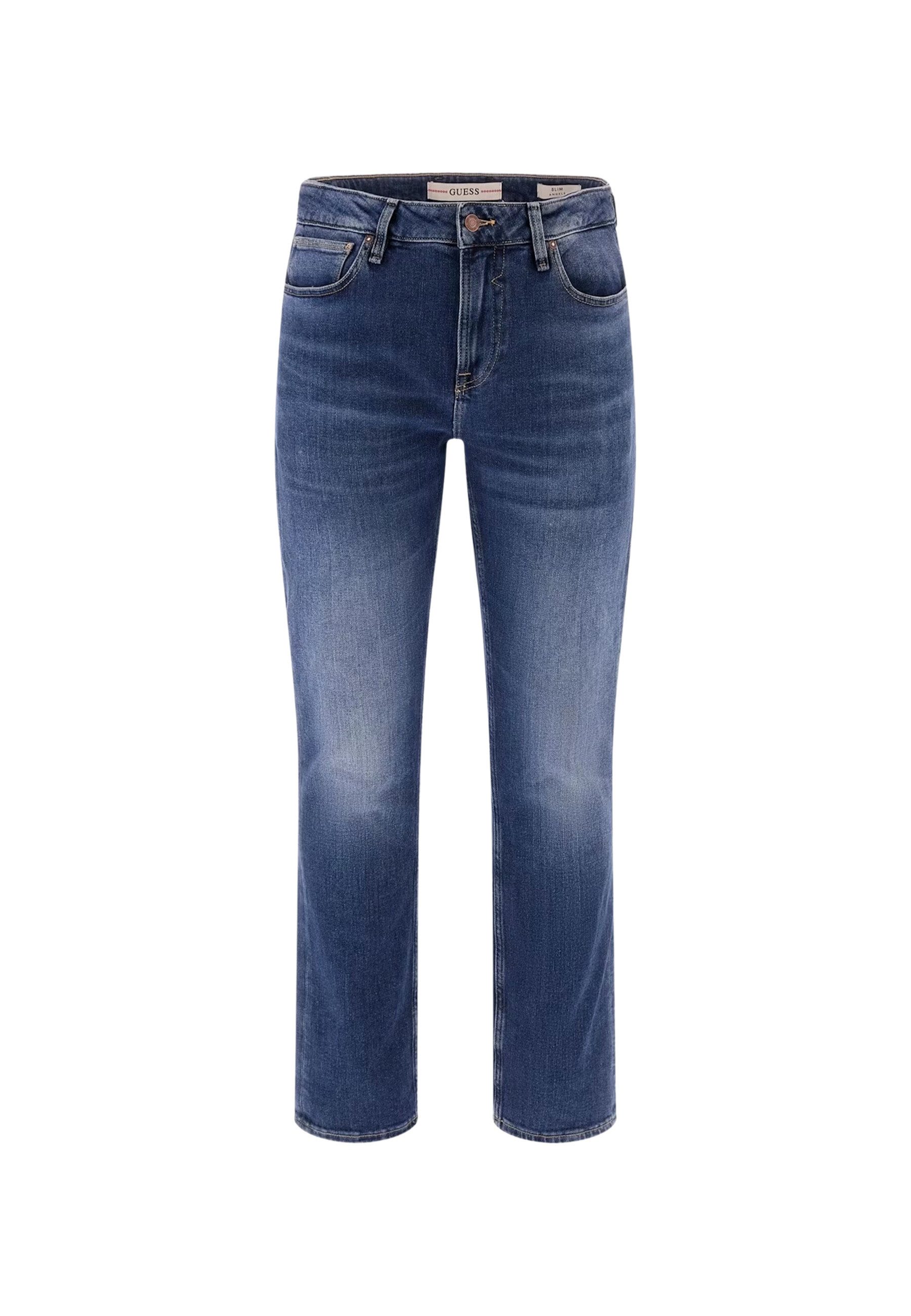 Guess 5-Pocket-Jeans Jeans Slim-Fit-Jeans ANGELS mit Label-Patch im (1-tlg) günstig online kaufen