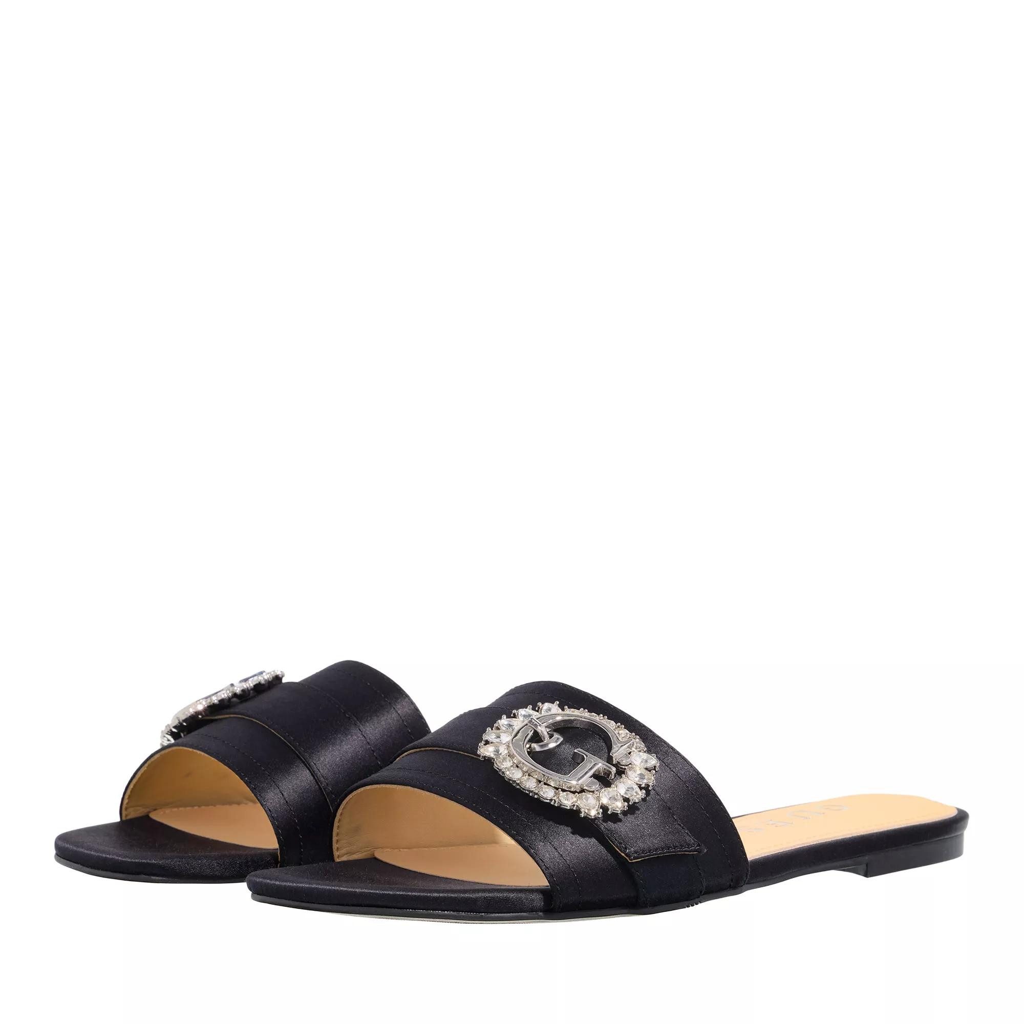 GUESS Damen Isaac Slipper – Klassischer Slip-On Loafer Mit Metallischen Details