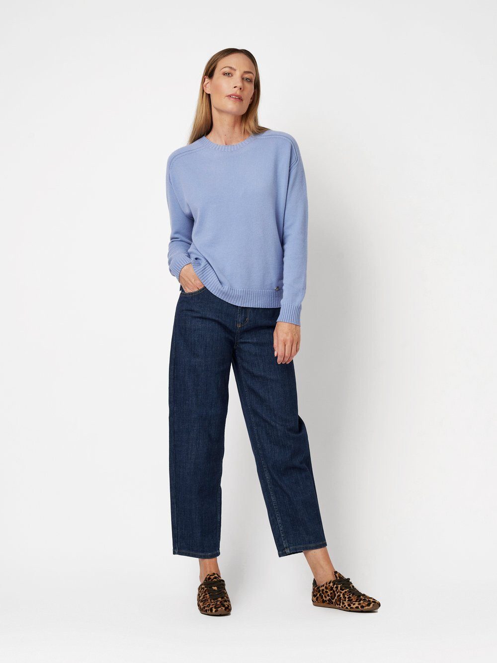 TONI Strickpullover Ginette mit seitlicher Knopfleiste günstig online kaufen