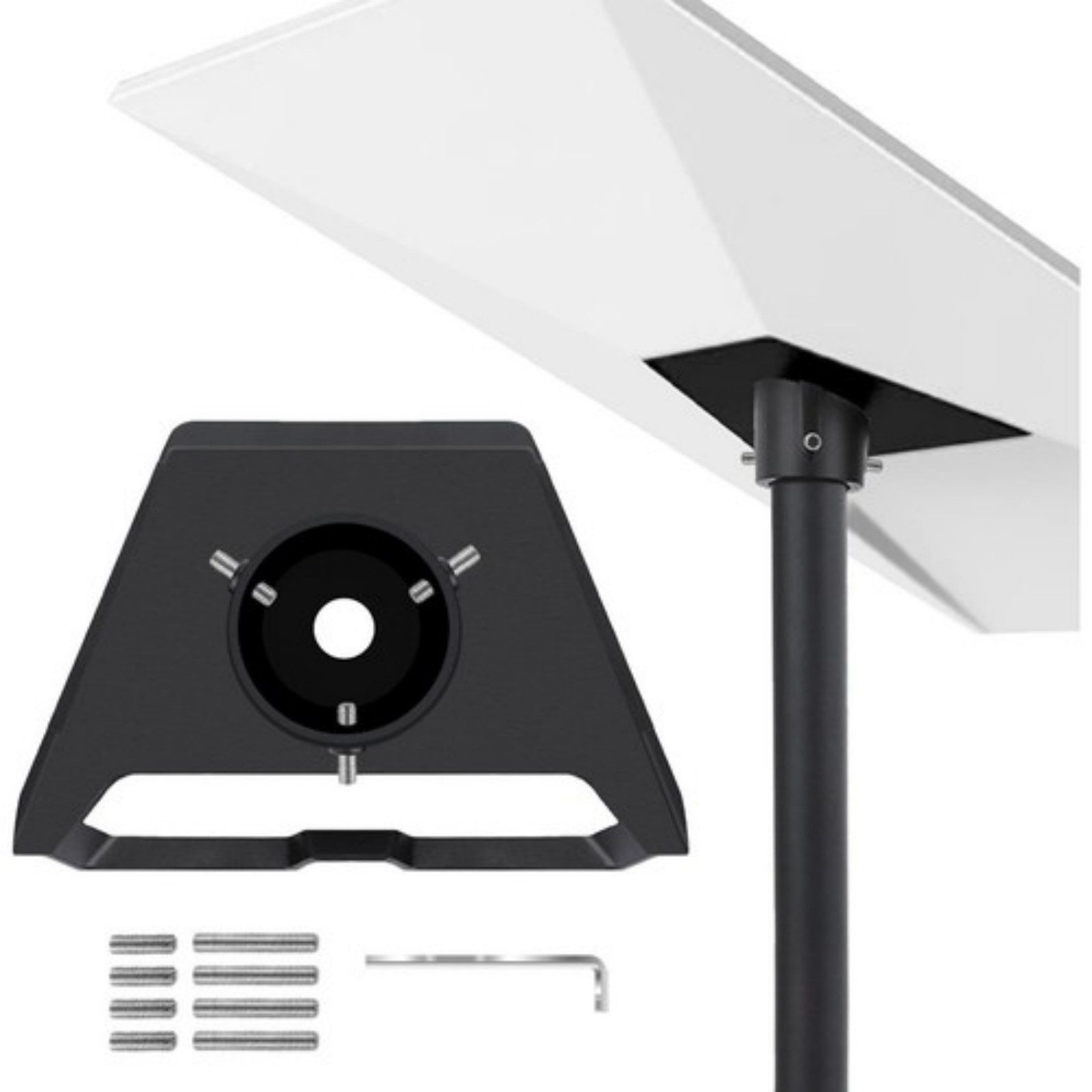 YUBRO-STUDIO SAT-Halterung Starlink Gen 3 Rohradapter Masthalterung Dish V3 Kickstand