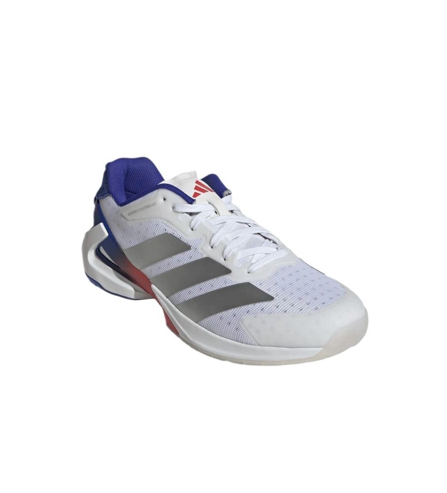 adidas Performance Hallen-Indoorschuhe Adizero Counterblast weiss/silber/blau Herren Badmintonschuh