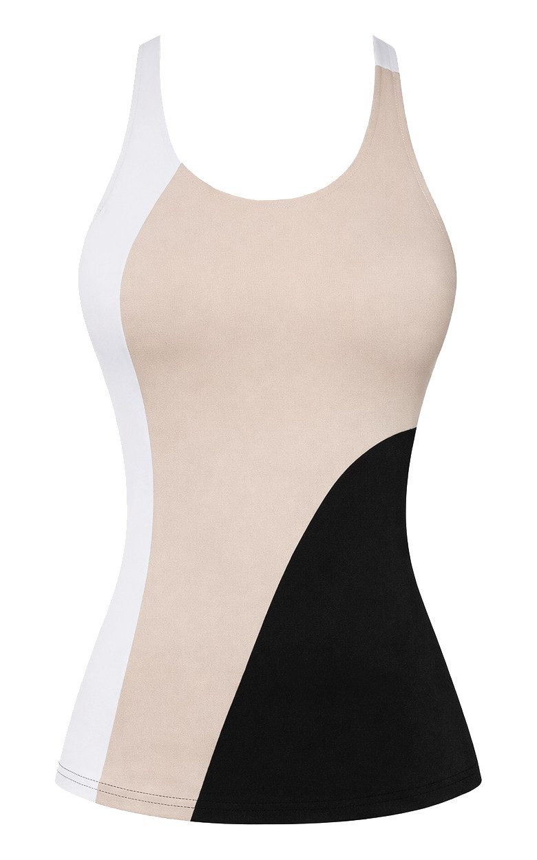 Bas Bleu Sporttop mit Kontrastdesign, Fitness-Top günstig online kaufen