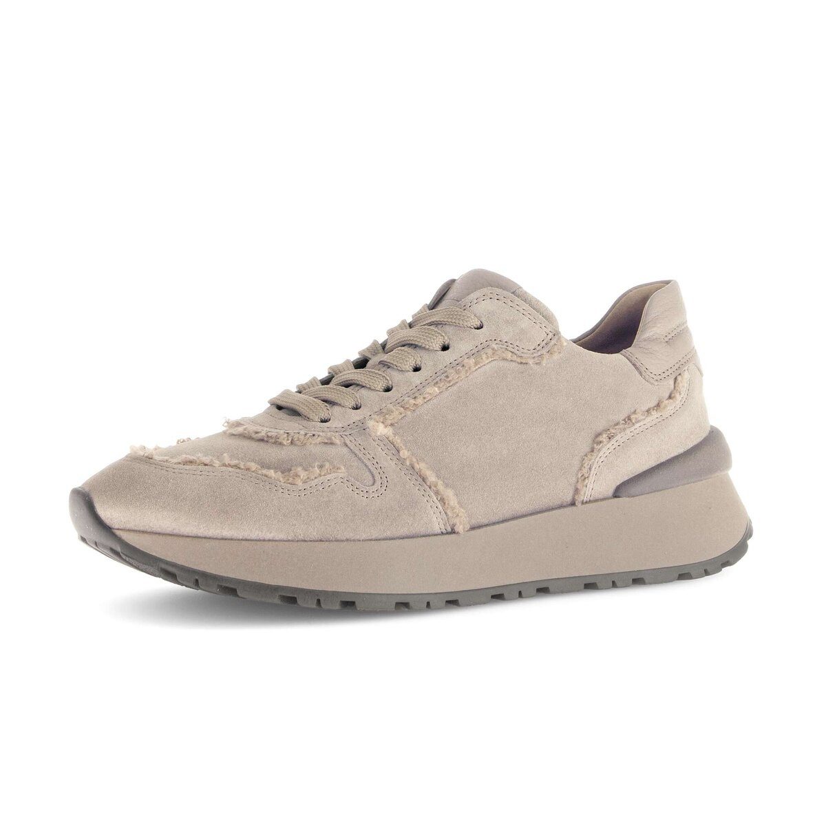 Sneaker low Materialmix Leder/Lederimitat Sneaker