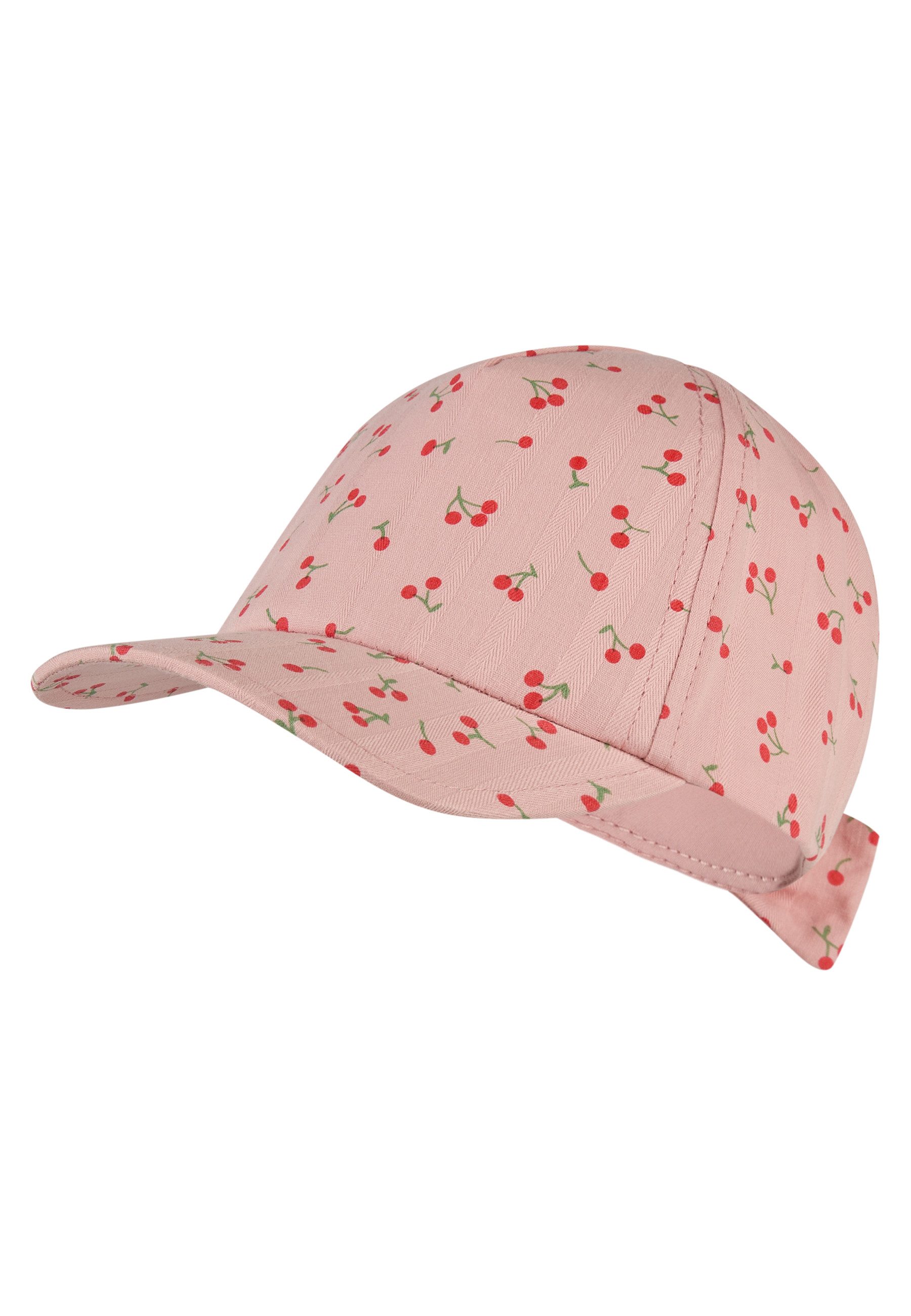 Sterntaler® Baseball Cap Basecap Kirschen (1-St) Baumwoll-Basecap mit Kirschen, Schleife hinten und Gummi