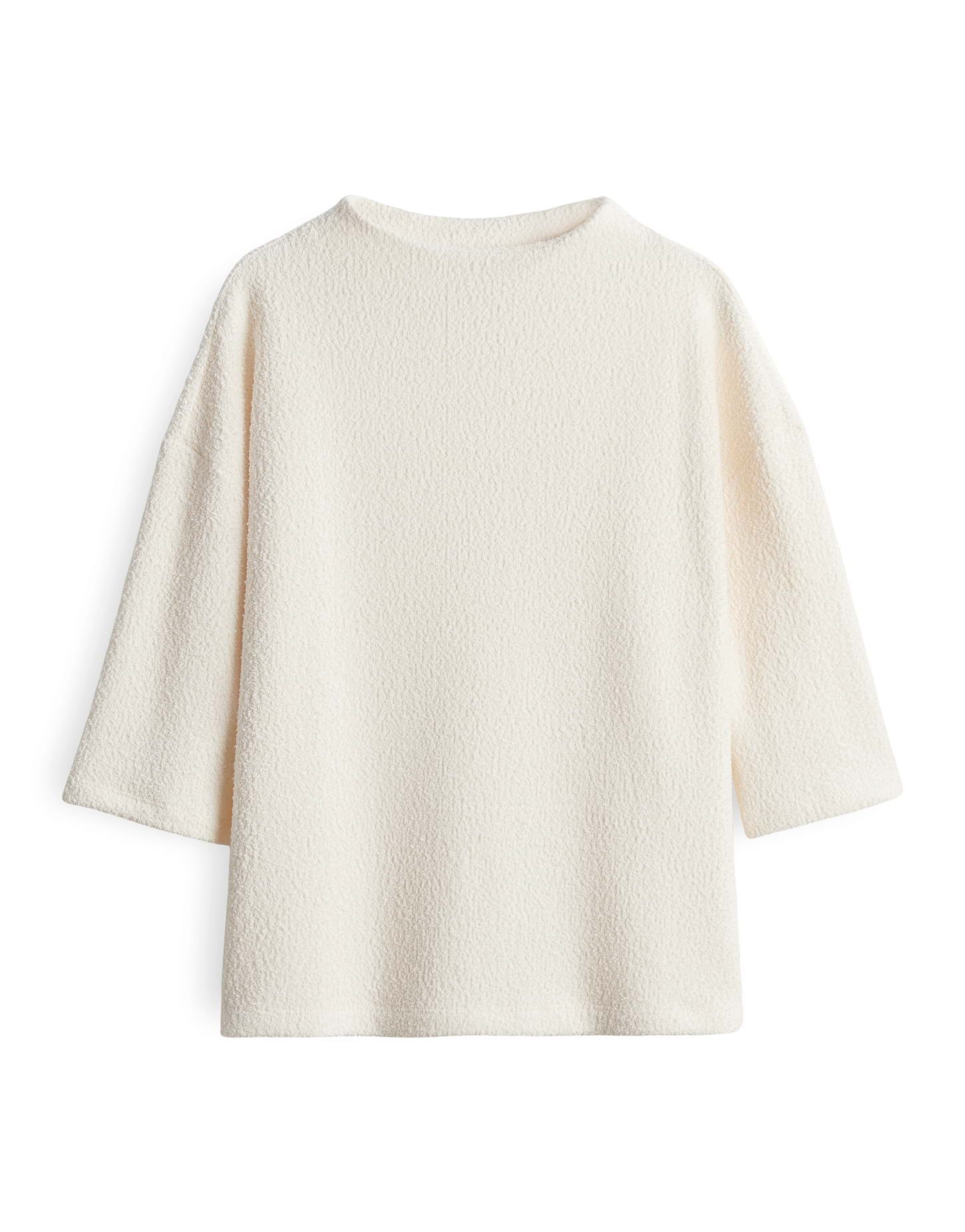 3/4-Arm-Shirt KELISE Regular Jerseyshirt in Bouclé Optik