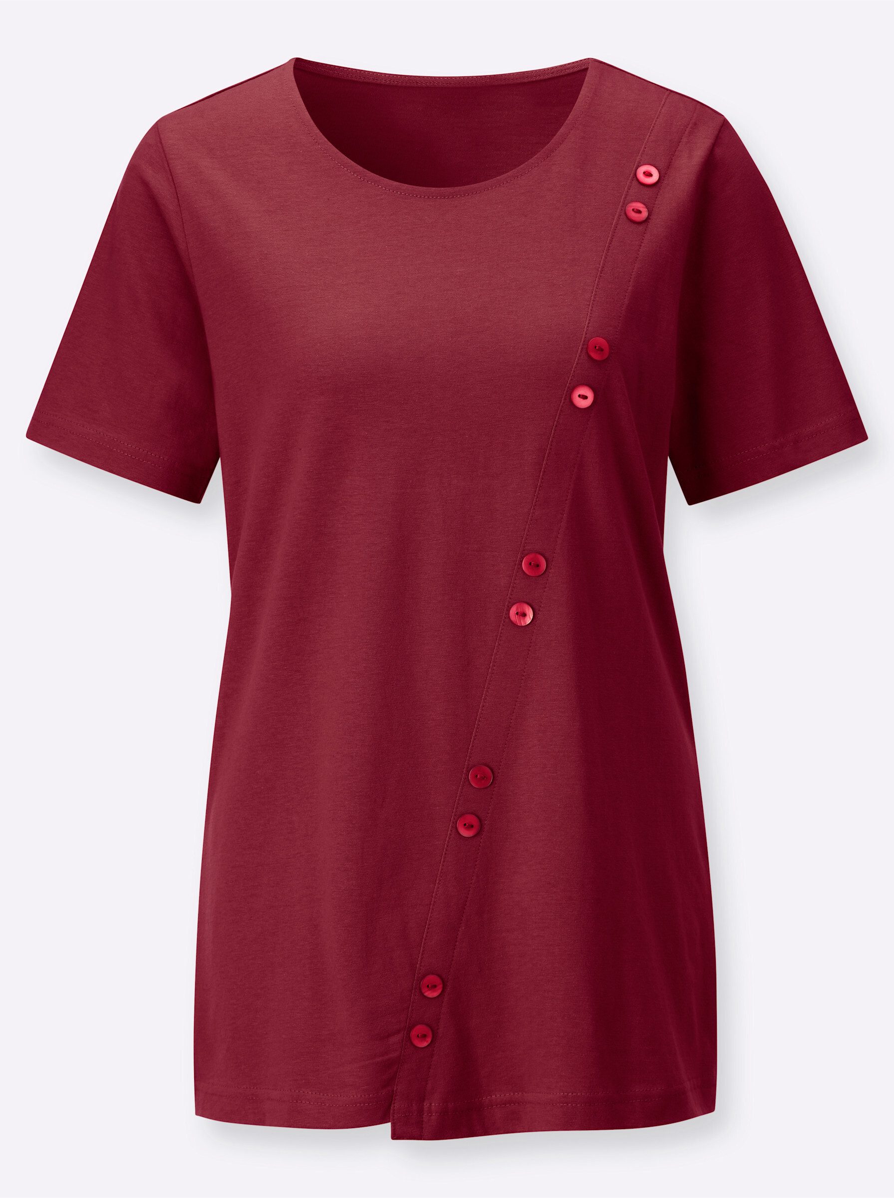 T-Shirt Longshirt Kurzarm