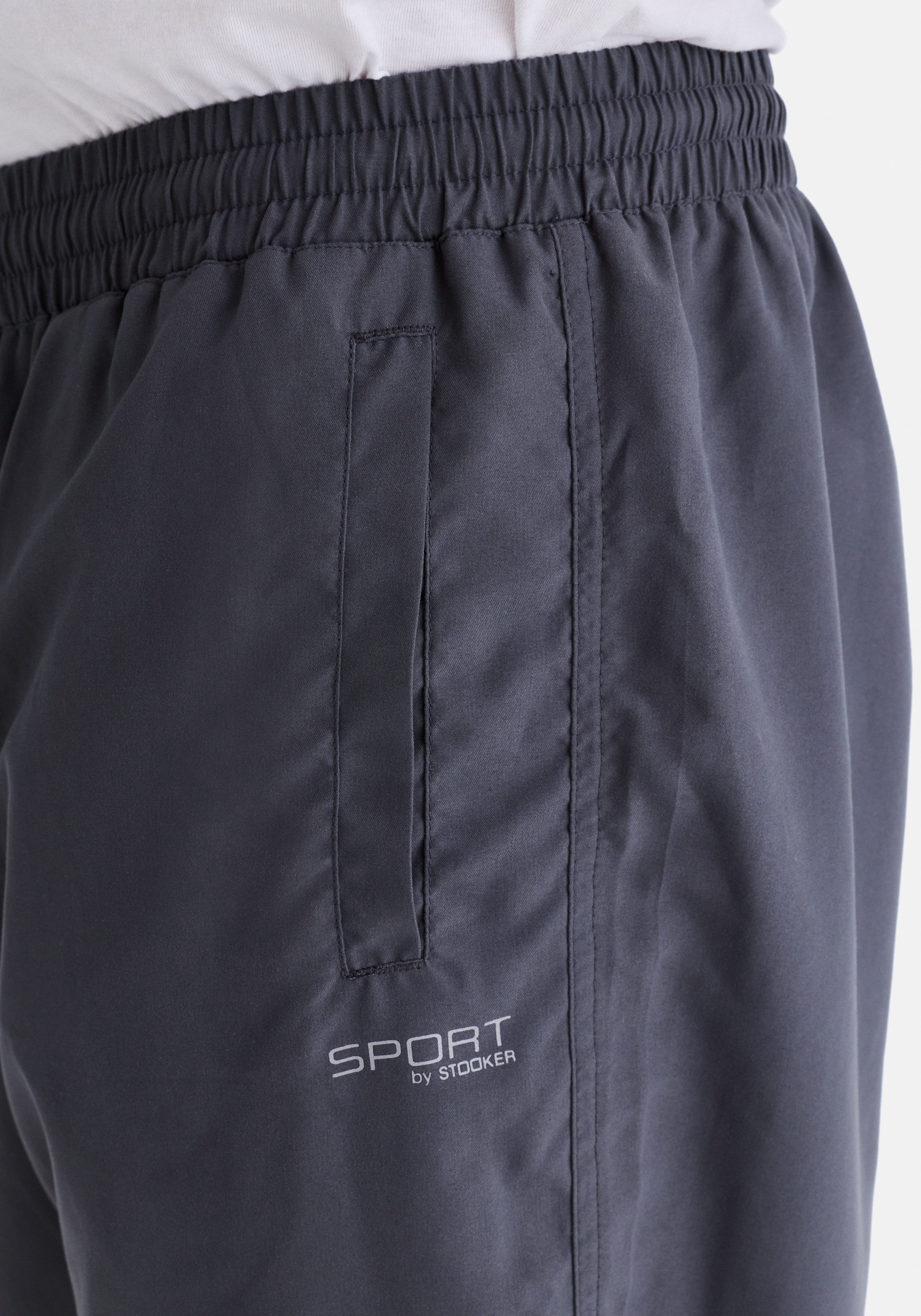 Stooker Men Sporthose Microfaser Sporthose 3/4 Shorts Regular Fit Casual Microfaser für Herren