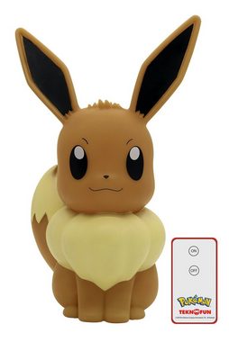 Teknofun LED Dekolicht Teknofun POKÉMON TF112426 LED-Lampe, Evolie 30cm, mehrere Helligkeitsstufen, LED fest integriert, kabellos mit Fernbedienung