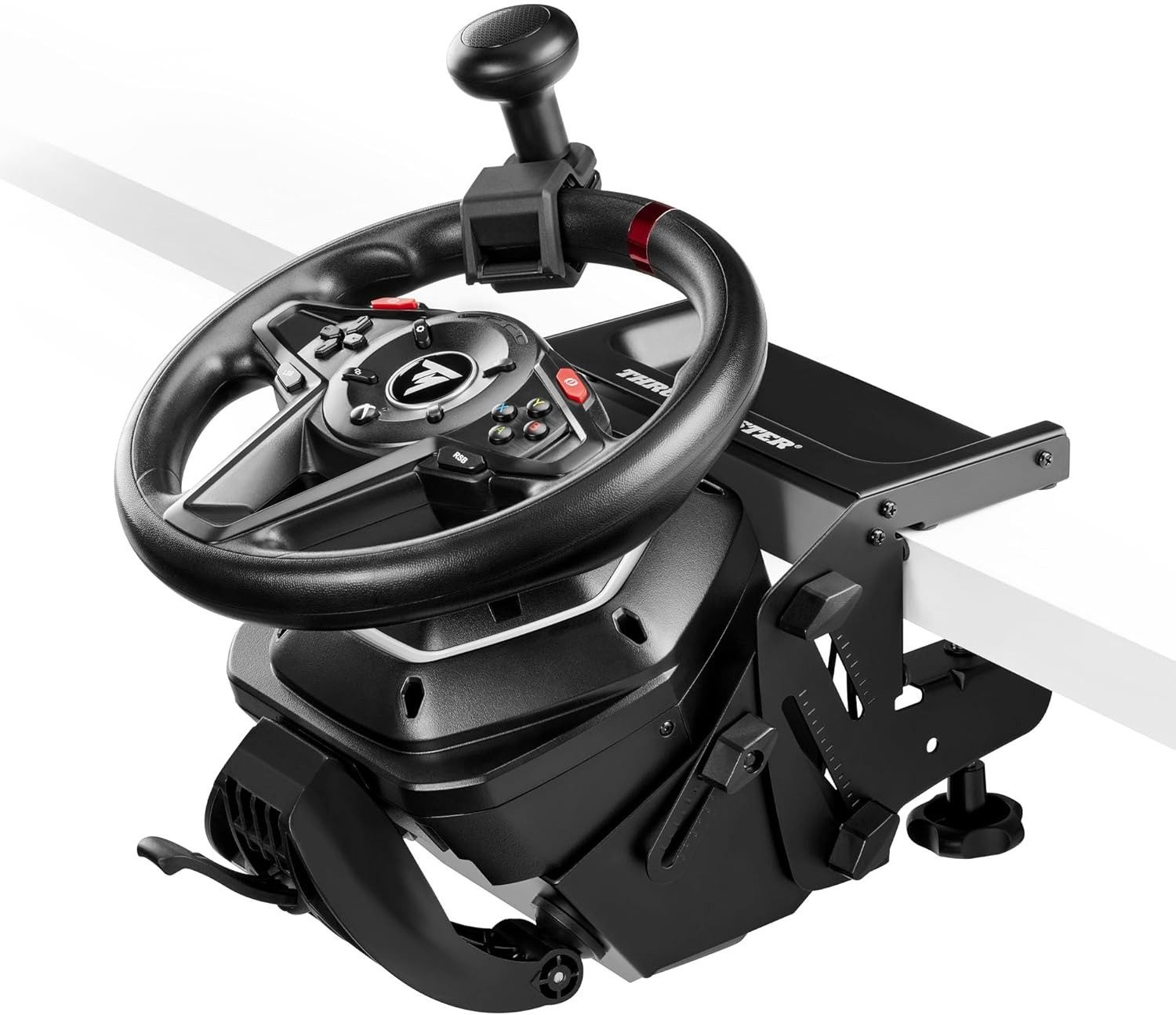 Thrustmaster T128 SimTask Pack, Farming & LKW Truck Simulation PC & Xbox Gaming-Lenkrad (Pedalset)