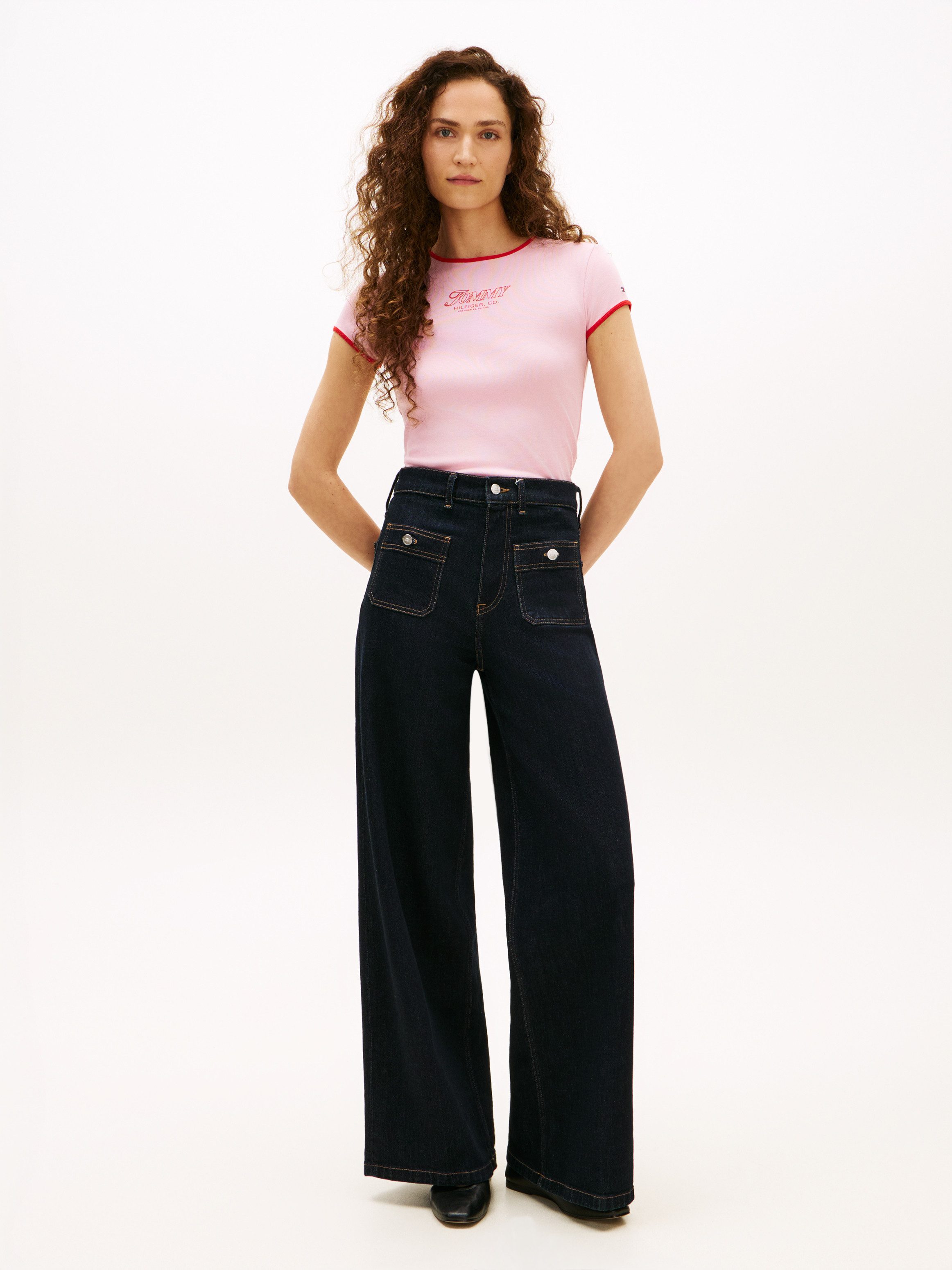Tommy Hilfiger Kurzarmshirt TILT GRAPHIC SLIM C-NK SS TEE