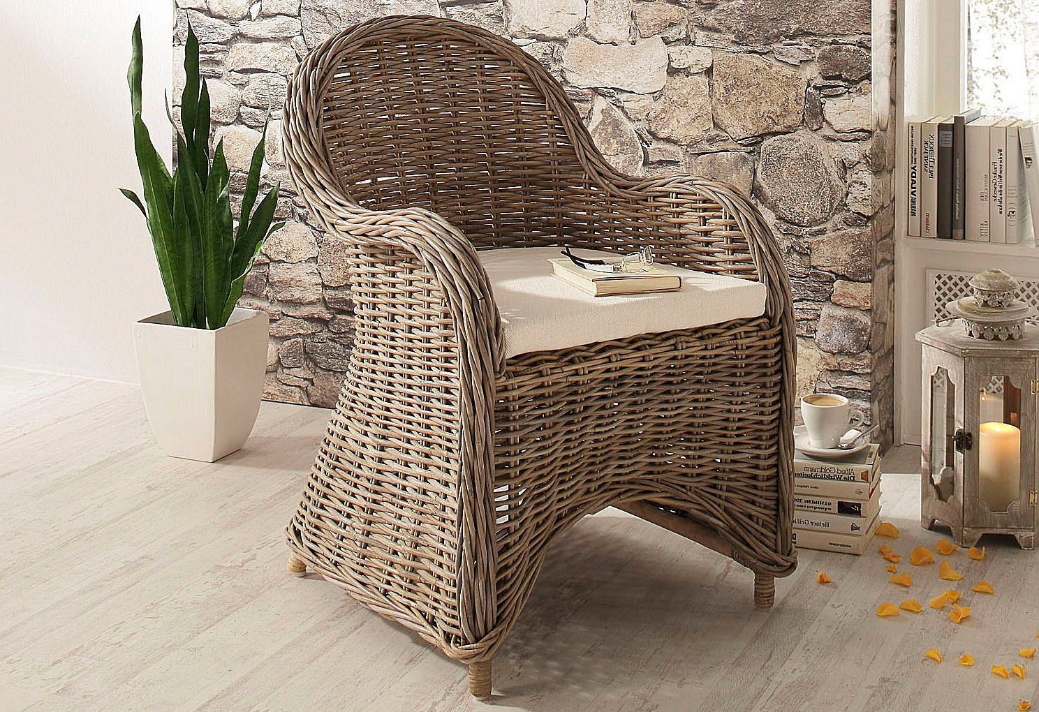 Home affaire Rattanstuhl »sesselschau«, Sessel im LandhausStil online