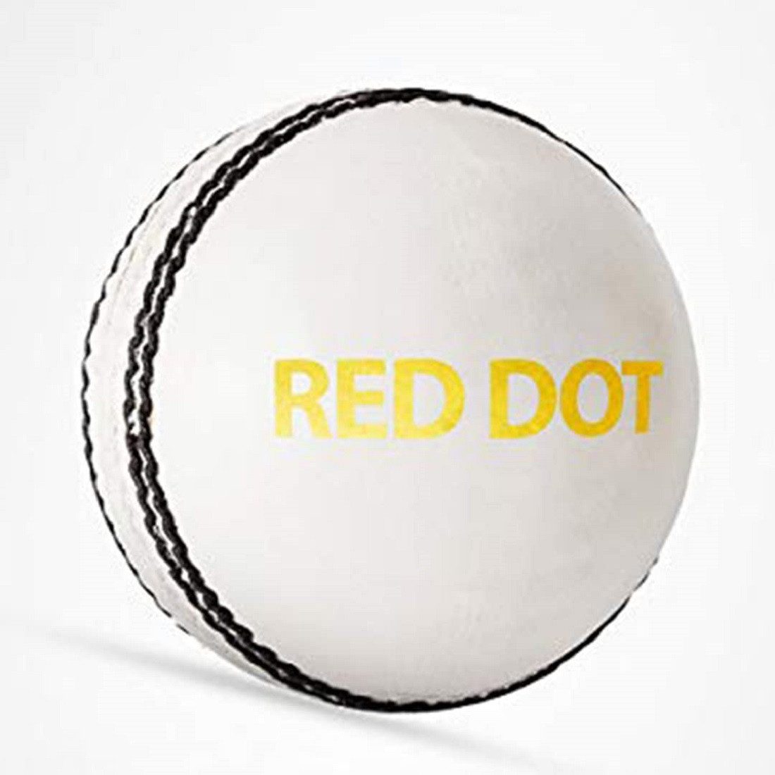 DSC Spielball Red Dot Leder Cricket Ball Geeignet für Praxis Spiel (Inhalt des Kartons: 1 Cricket-Ball, wasserdicht und für hervorragende Formbeständigkeit konzipiert), Turnier Spiel, Top Qualität Kork