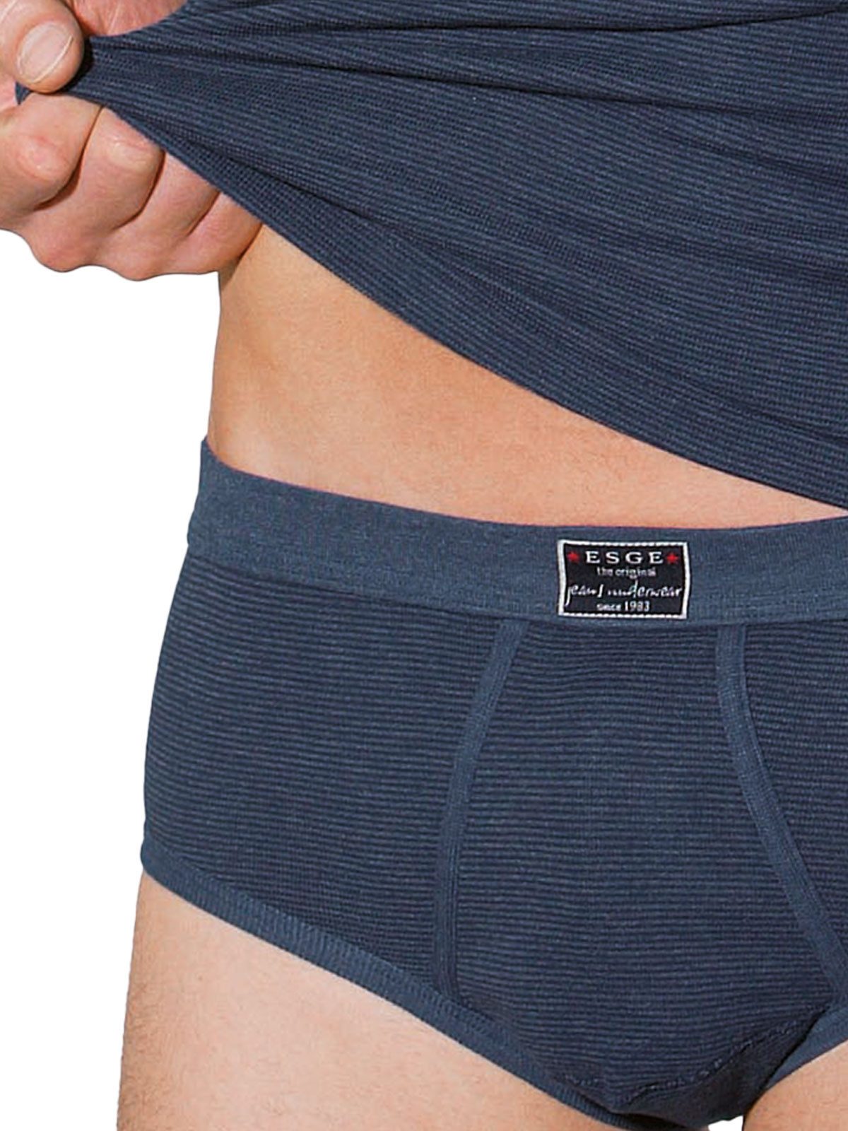 ESGE - Die Wäsche-Macher Slip 3er Pack Herren Slip Jeans (Packung, 3-St) gerader Beinausschnitt