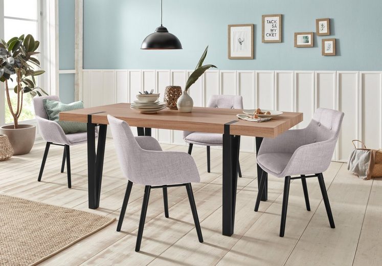 Essgruppe Sanchez Und Bradford Set 5 Tlg Mit Tisch