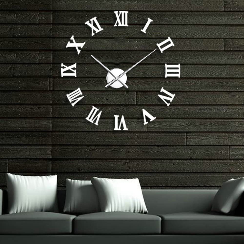 Wanduhr Quarzuhrwerk Decor für Zubehör GelldG Zuhause Art Wanduhr und Büro Uhr 3D