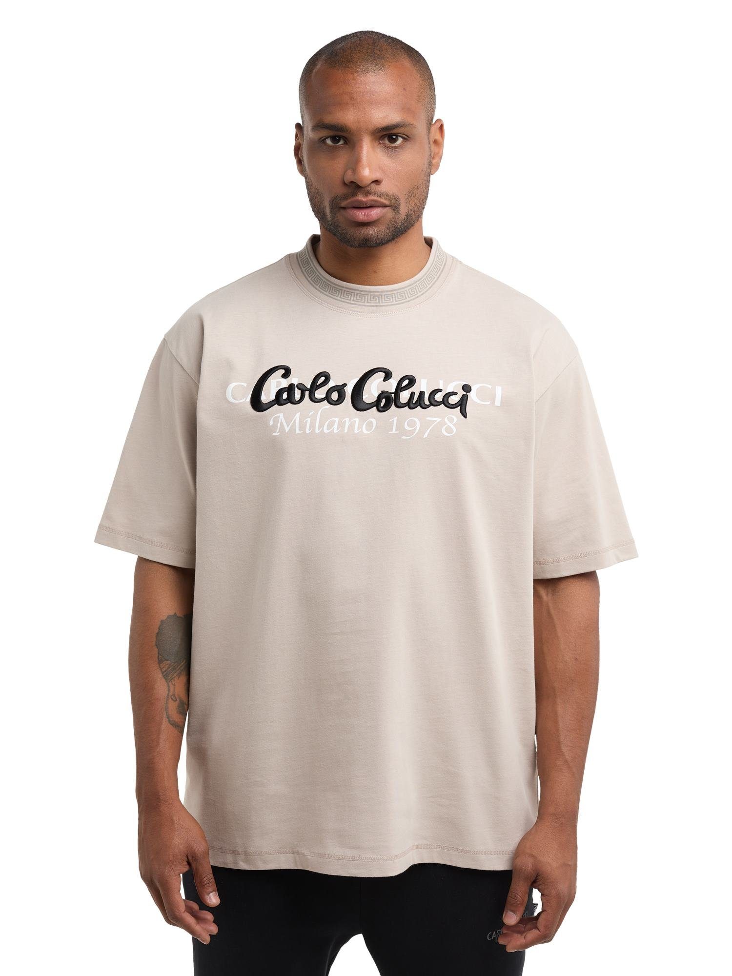 CARLO COLUCCI T-Shirt De Stafeni Beige