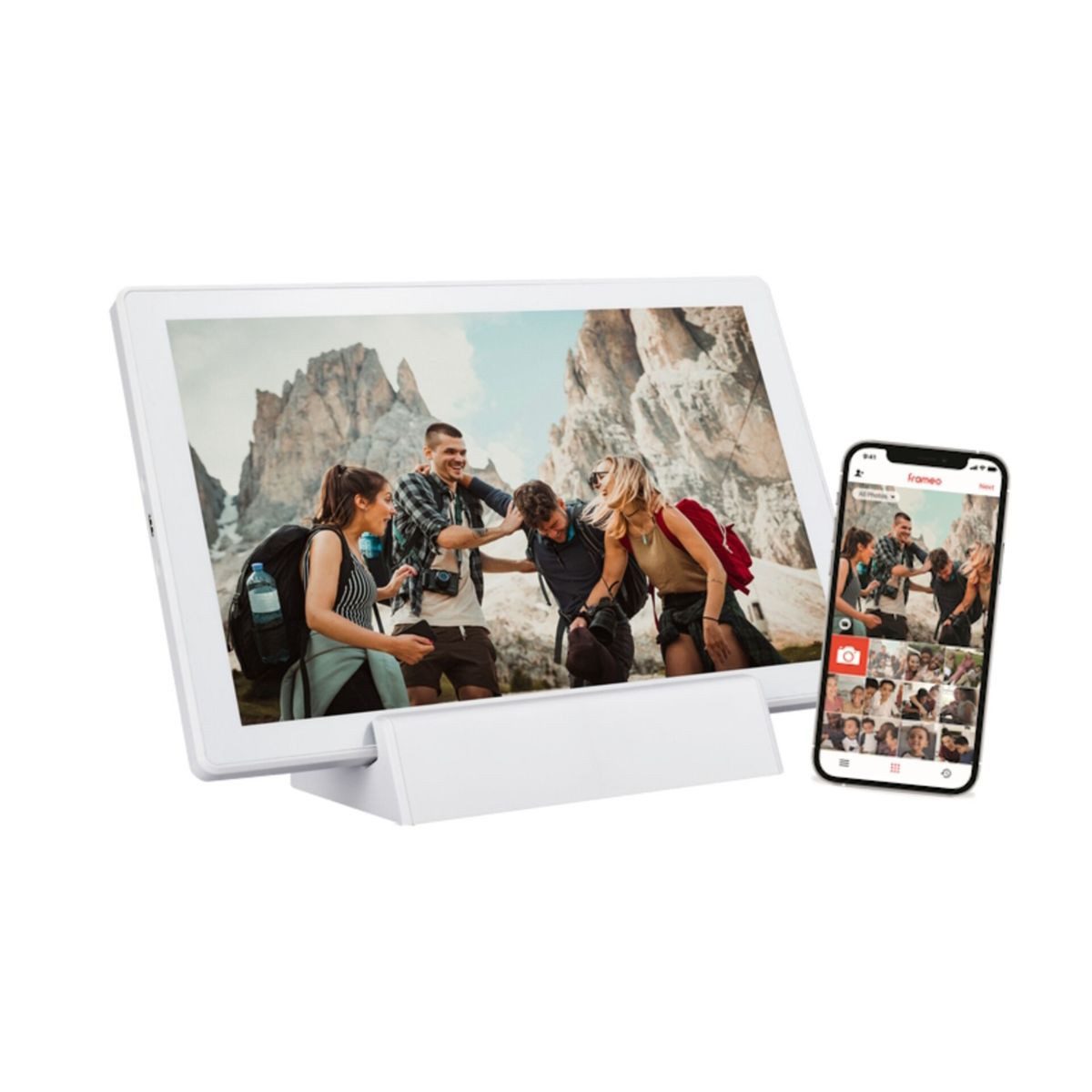 Braun Phototechnik DigiFrame 1011 WiFi mobil 25,7cm (10,1) Digitaler Bilderrahmen