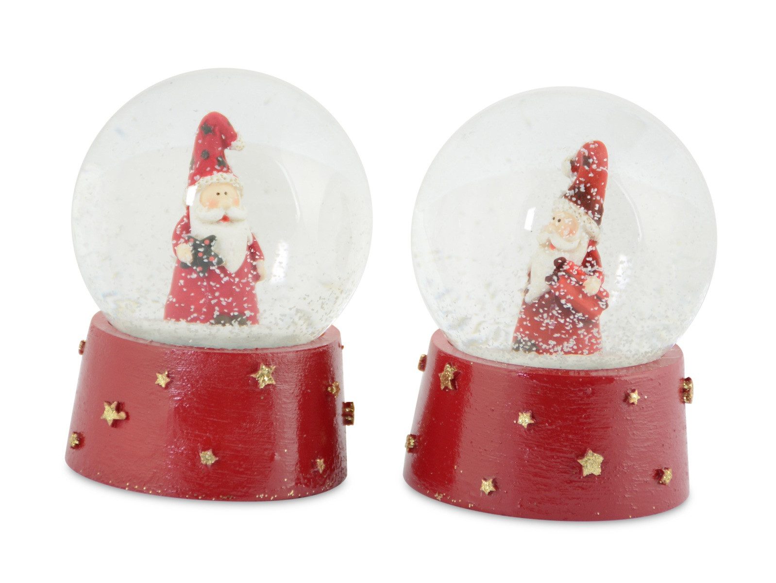 RIFFELMACHER & WEINBERGER Schneekugel Schneekugel 'Santa stehend', 9,5 cm, sortiert