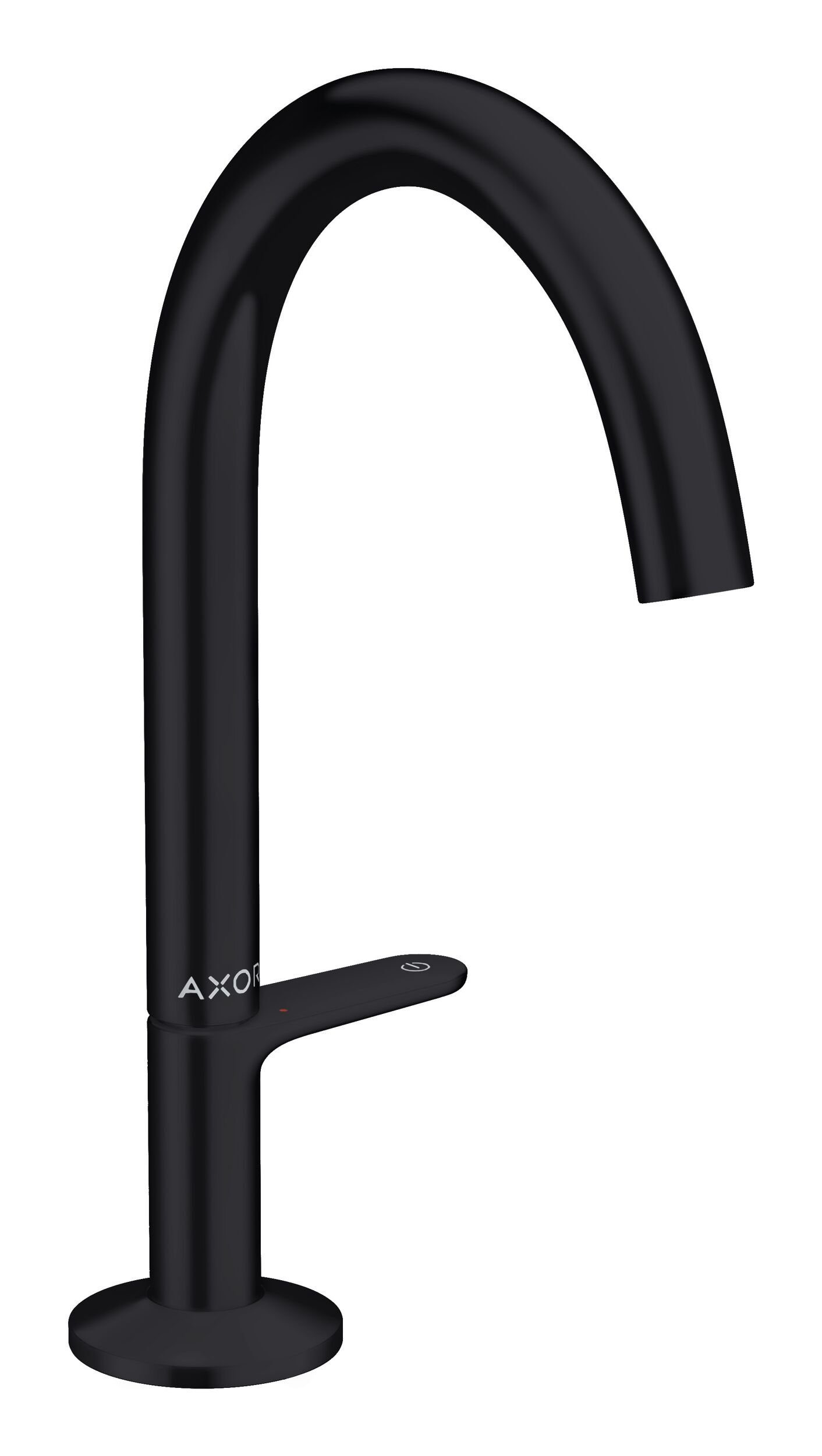 hansgrohe Waschtischarmatur Axor One Waschtischmischer Select 170 mit Push-Open Ablaufgarnitur Ausladung