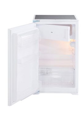 YUNA Einbaukühlschrank YUNA FEDORA, 87 cm hoch, 54 cm breit, Nutzinhalt gesamt 118 L, regelbares Thermostat, mit Schleppscharniere