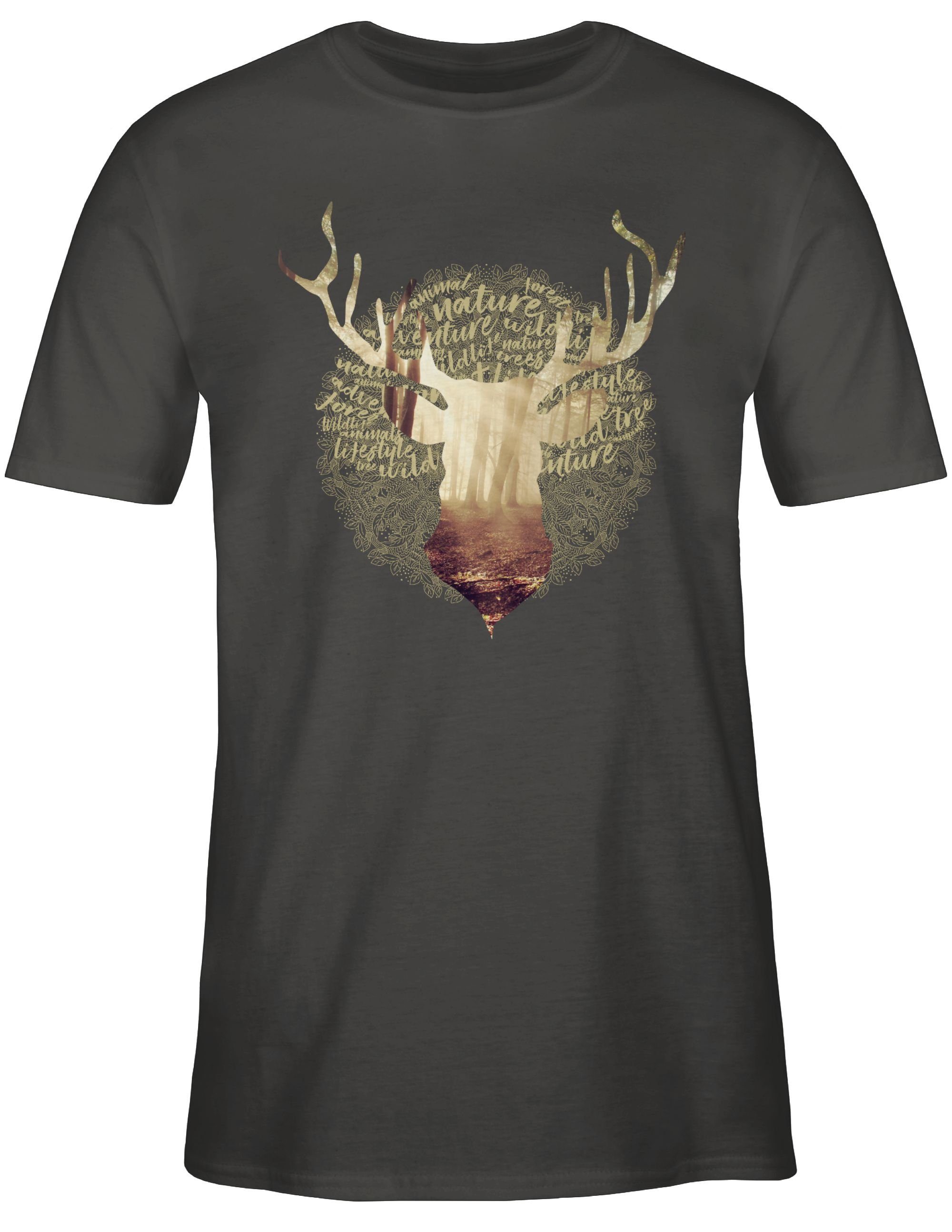 Shirtracer T-Shirt Hirsch Jäger Mode für günstig online kaufen