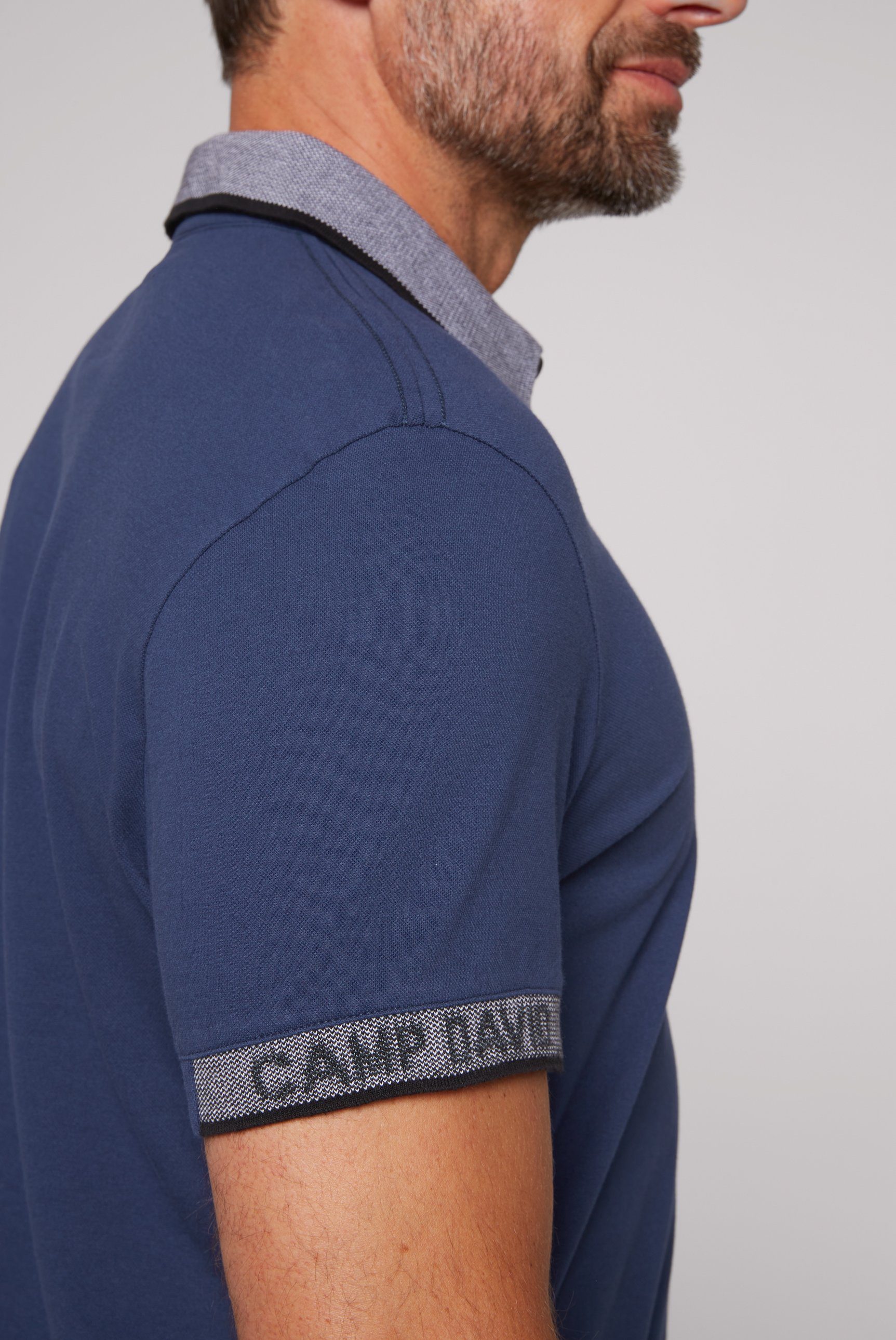 CAMP DAVID mit Bio-Baumwolle Poloshirt