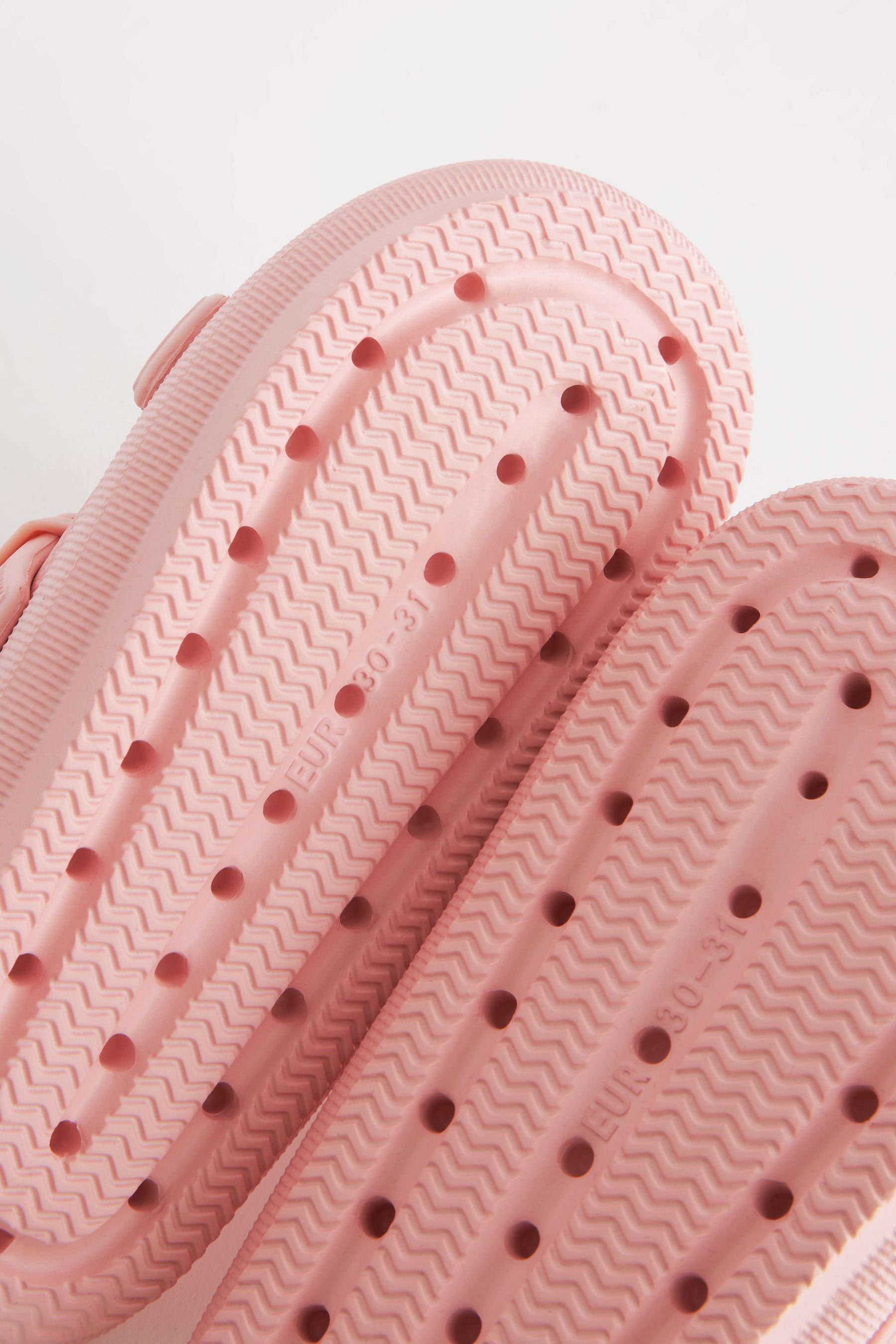 Next Chunky-Sandalen Blush Pink zwei Riemen Sandale mit (1-tlg)