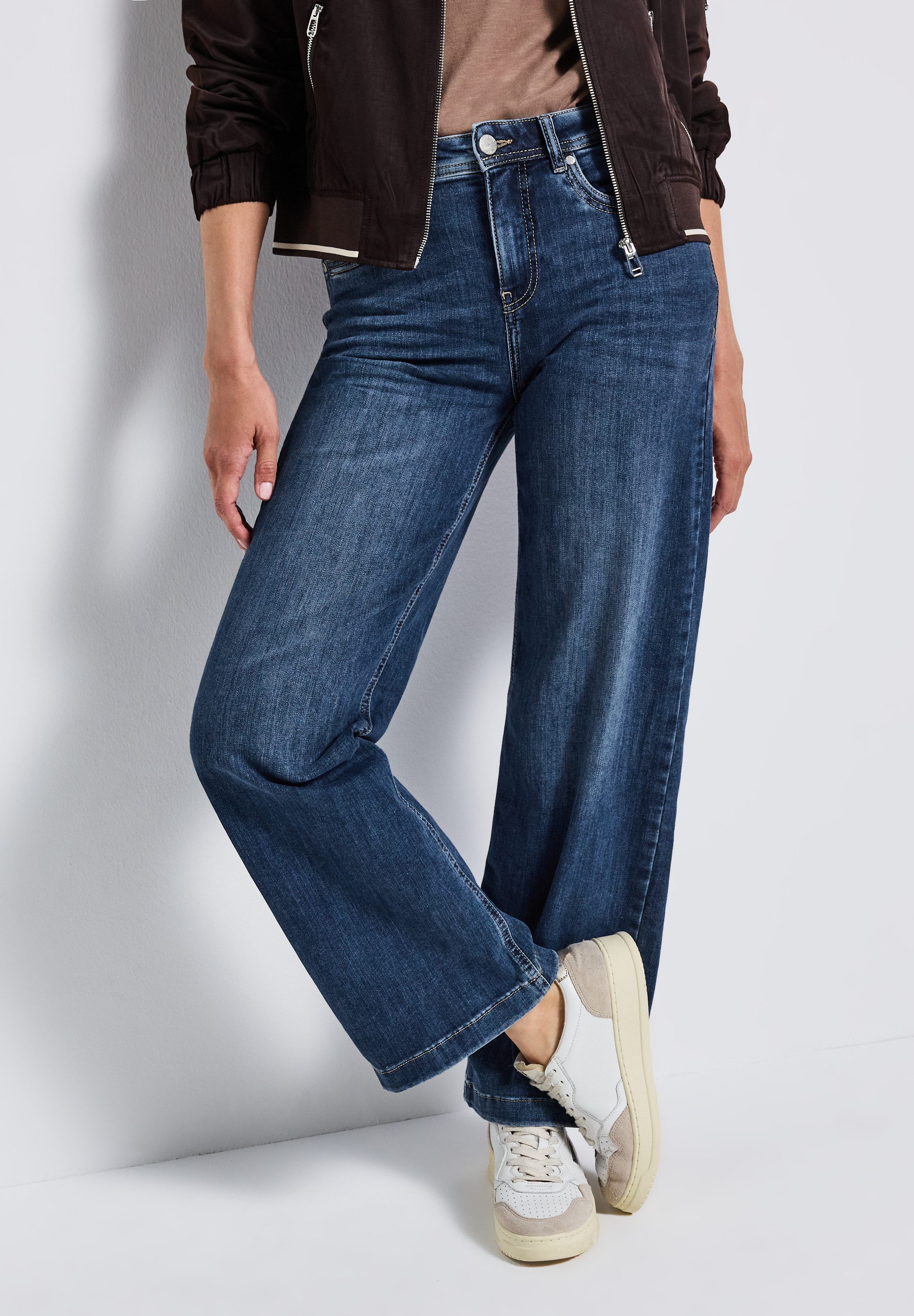 STREET ONE Weite Jeans QR Denim-Wide günstig online kaufen