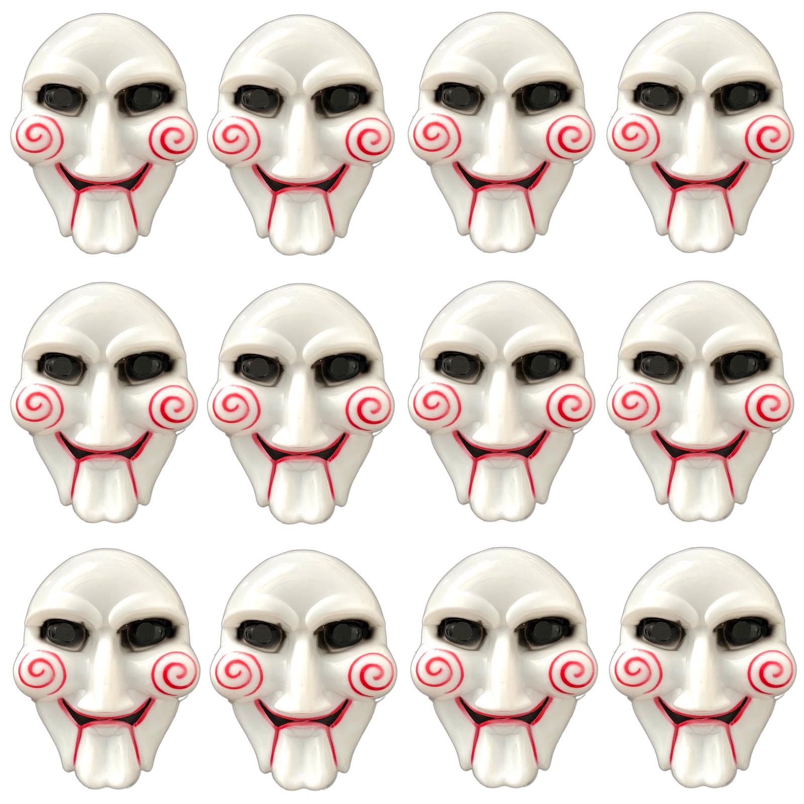 Verkleidungsmaske Jigsaw Filmmaske Halloween Jig Saw Maske